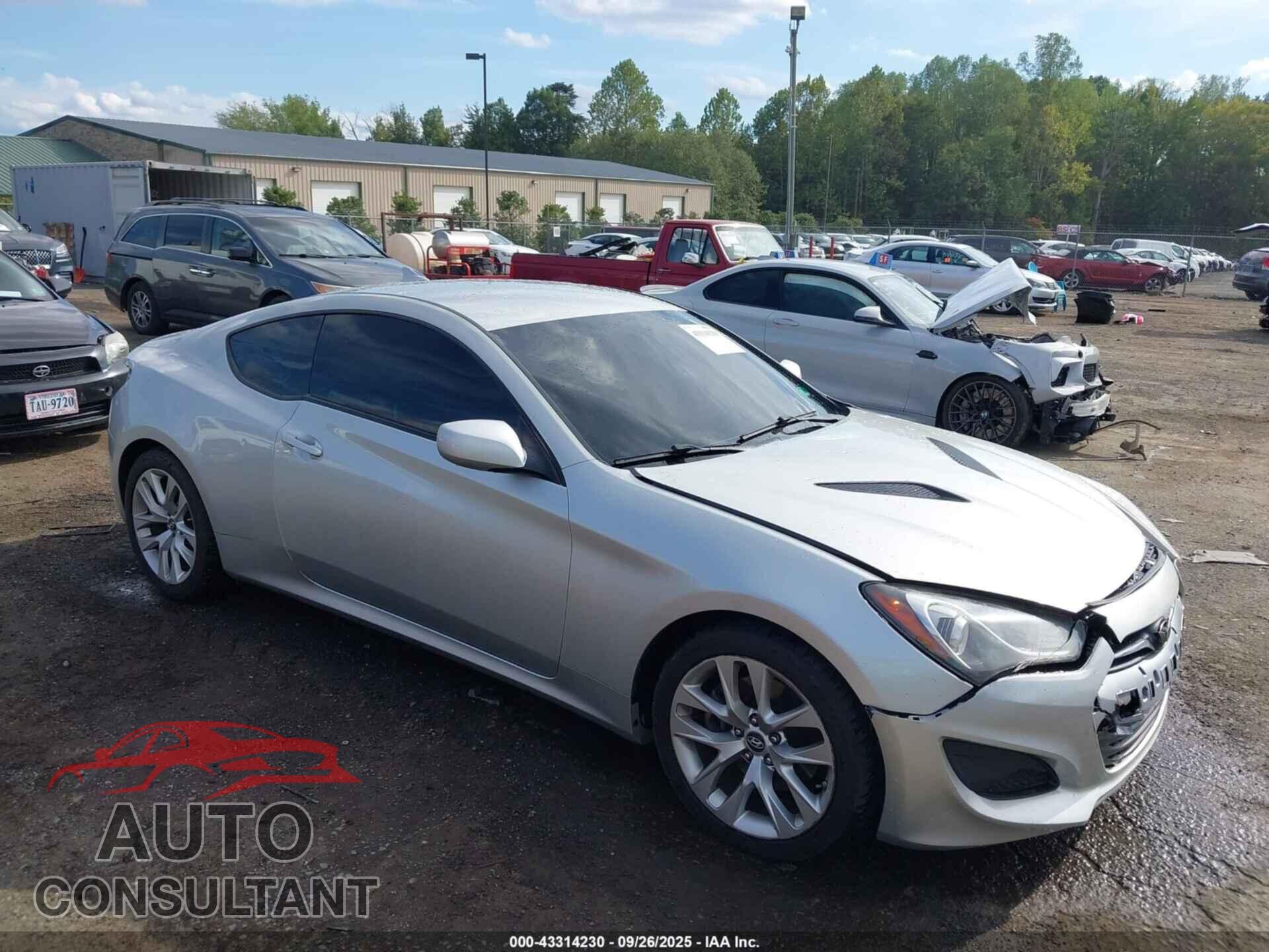 HYUNDAI GENESIS 2013 - KMHHT6KD8DU086648