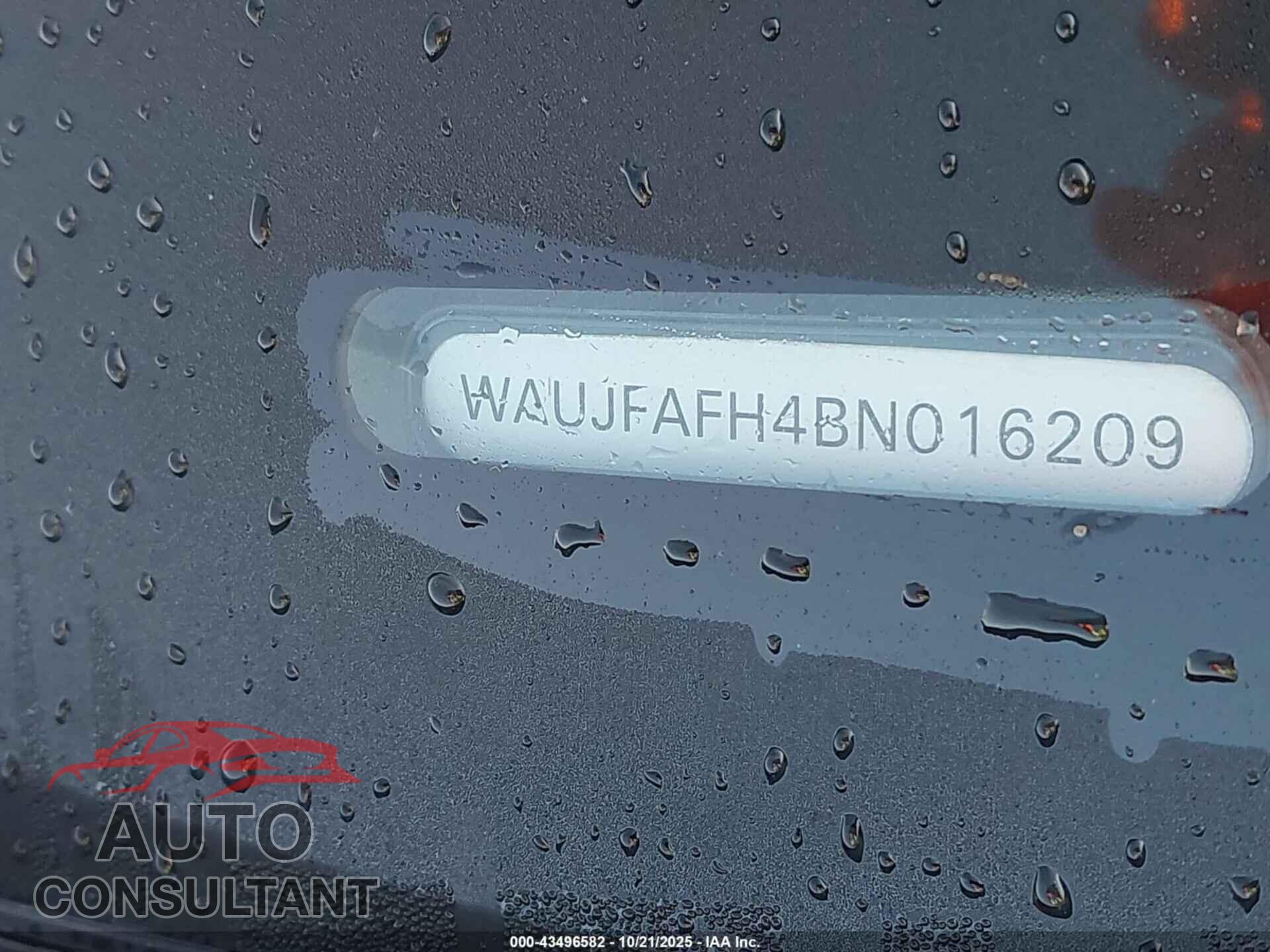AUDI A5 2011 - WAUJFAFH4BN016209