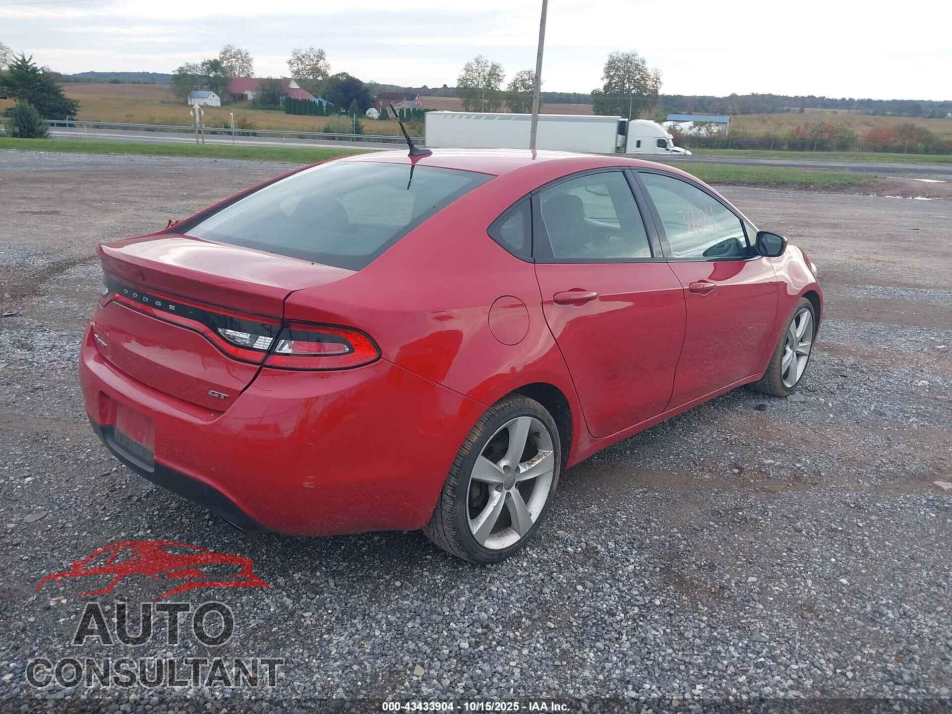 DODGE DART 2014 - 1C3CDFEB3ED768722