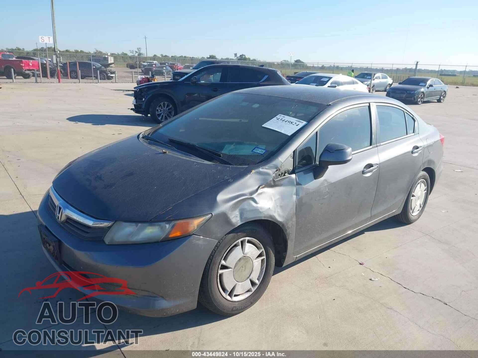 HONDA CIVIC 2012 - 2HGFB2F61CH553169