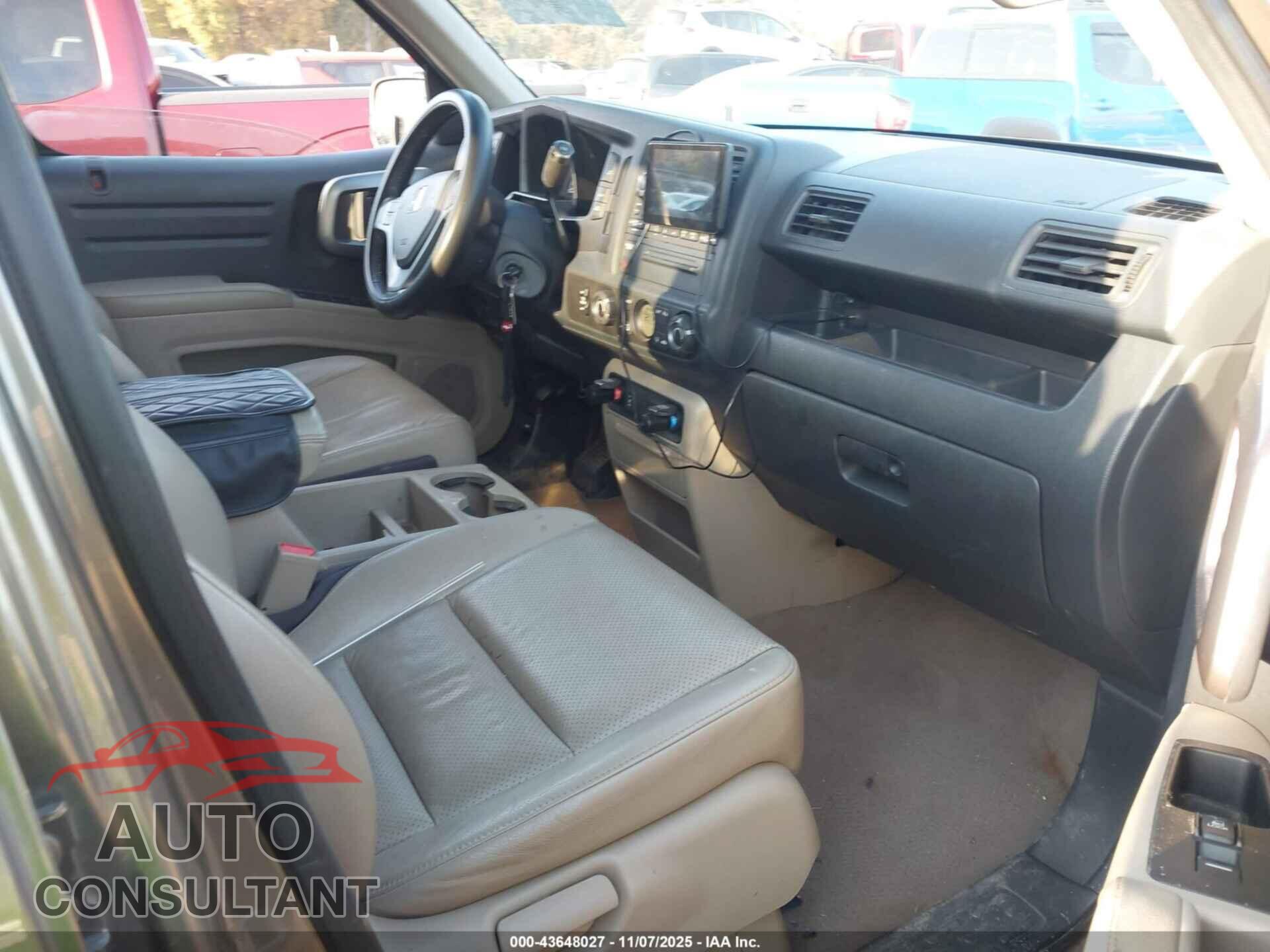 HONDA RIDGELINE 2009 - 5FPYK16519B101429