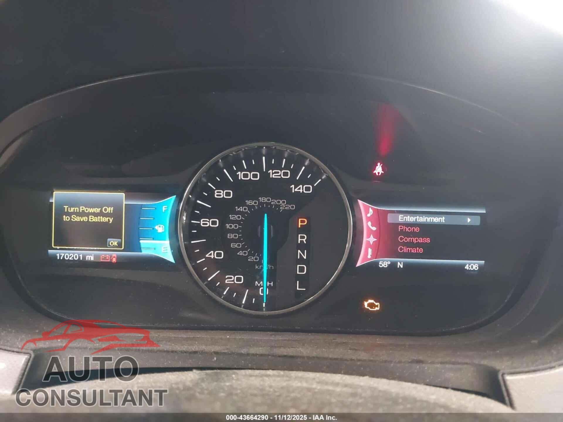 FORD EDGE 2012 - 2FMDK3J92CBA81799