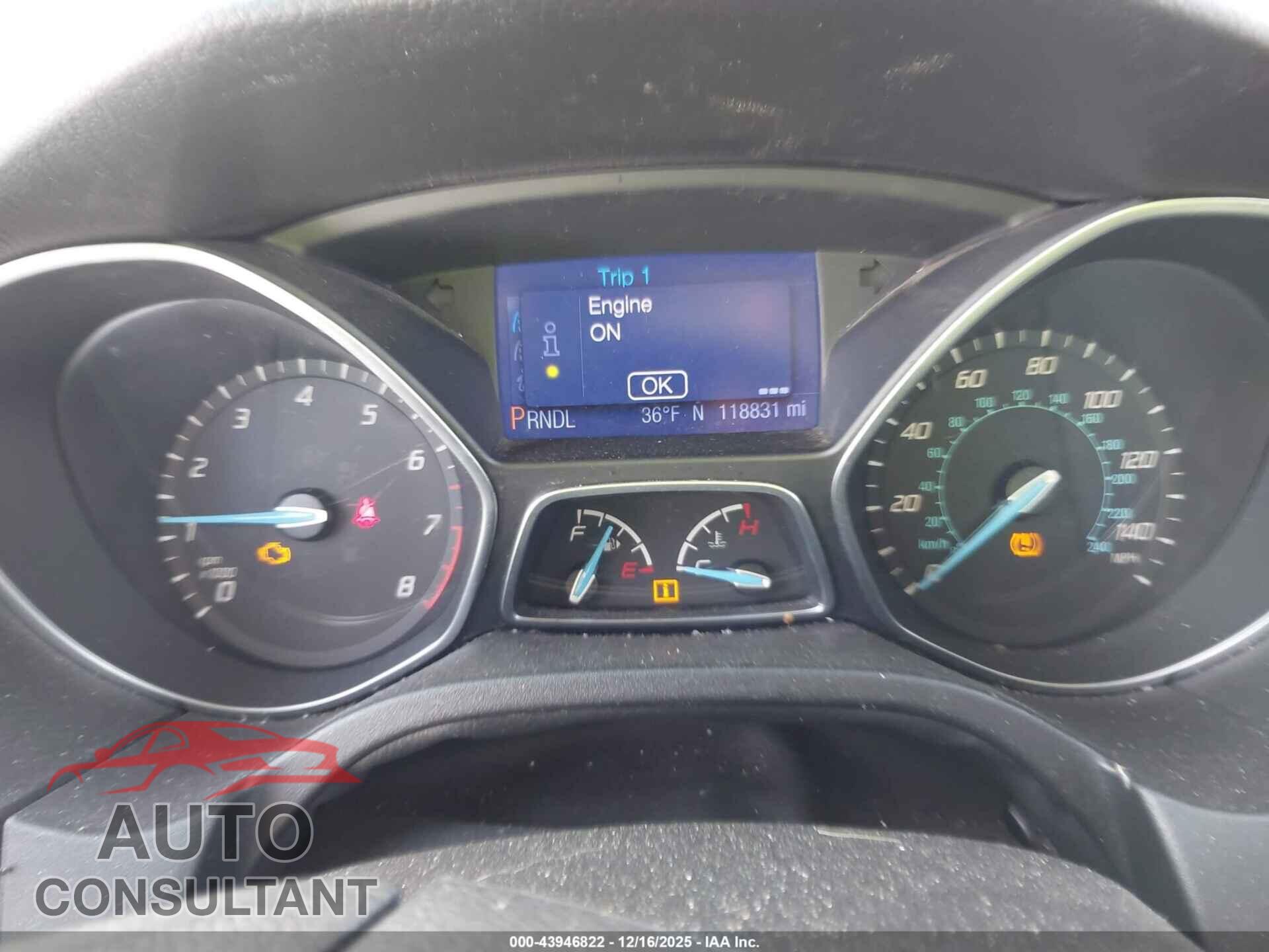 FORD FOCUS 2013 - 1FADP3F29DL261368