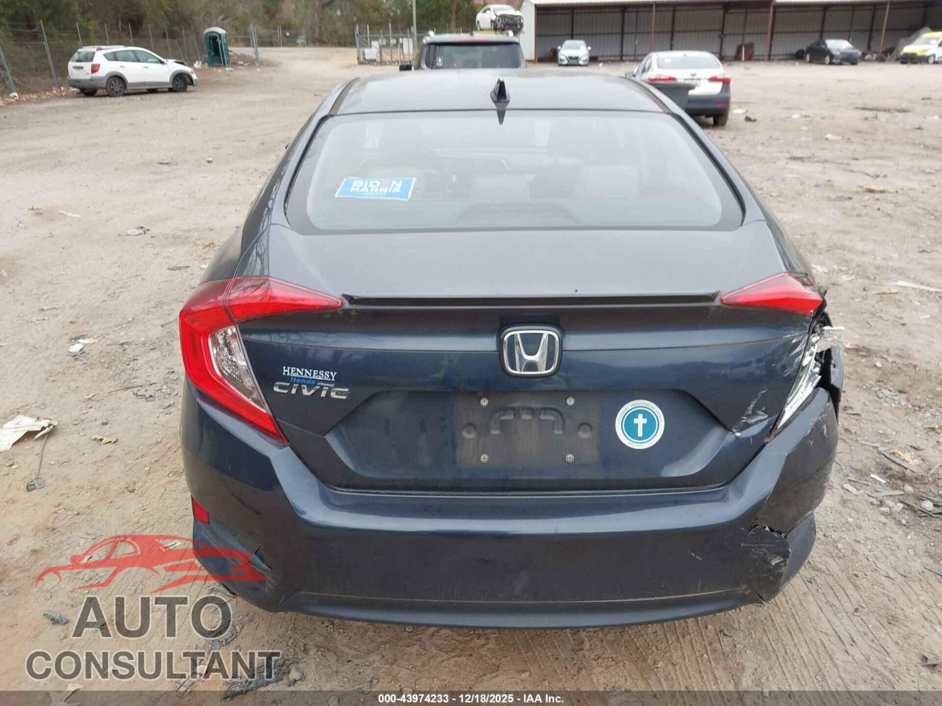HONDA CIVIC 2018 - JHMFC1F38JX016589