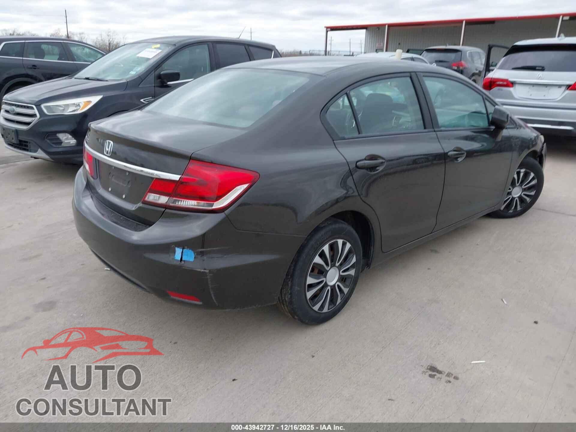 HONDA CIVIC 2013 - 19XFB2F5XDE027688