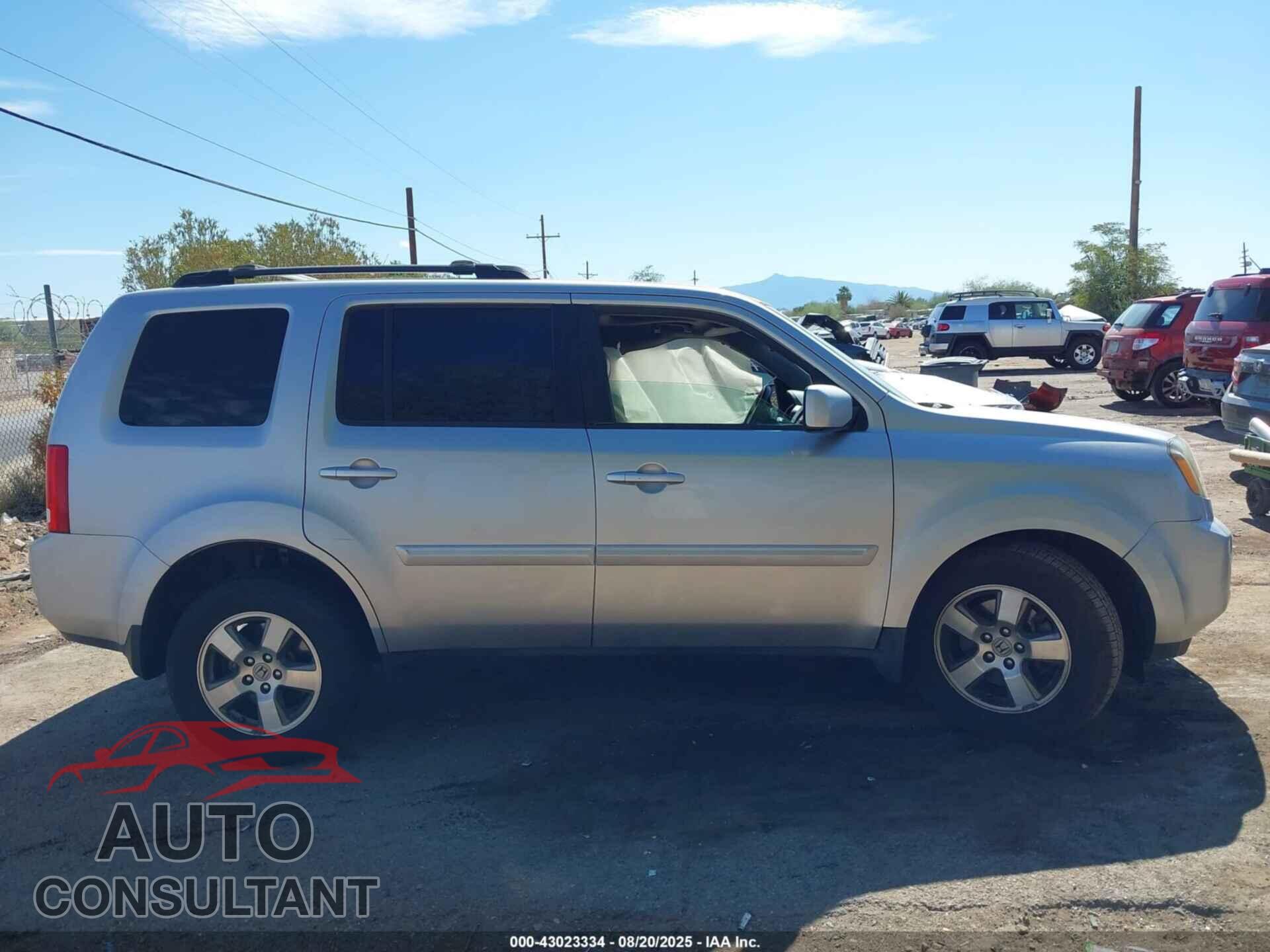 HONDA PILOT 2011 - 5FNYF3H66BB001380