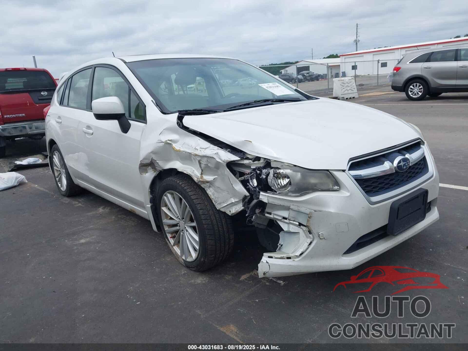SUBARU IMPREZA 2013 - JF1GPAD6XDH857261