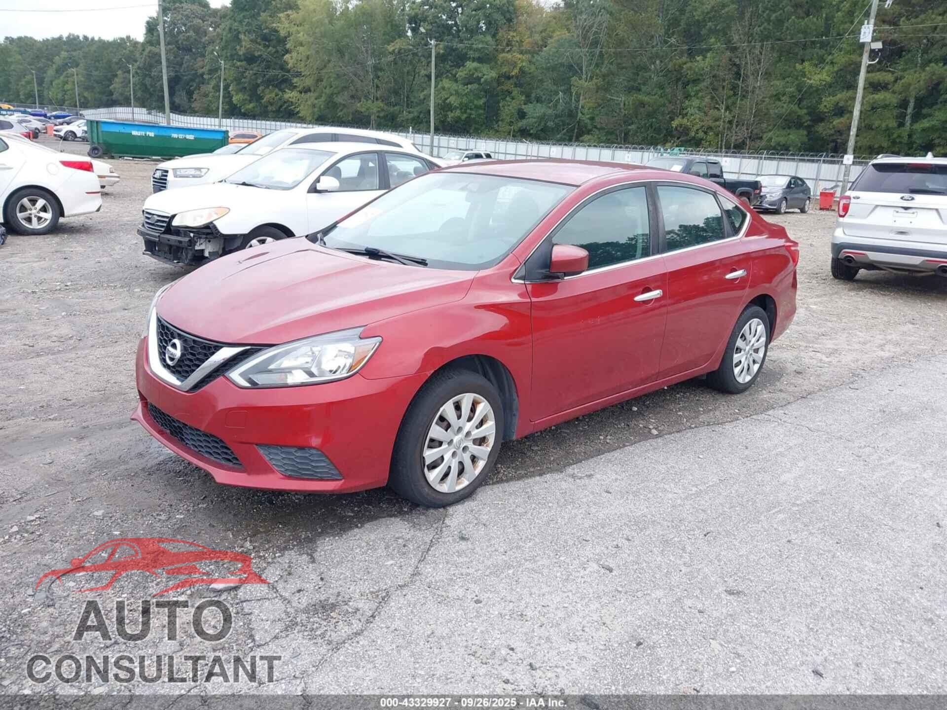 NISSAN SENTRA 2017 - 3N1AB7AP5HL641116