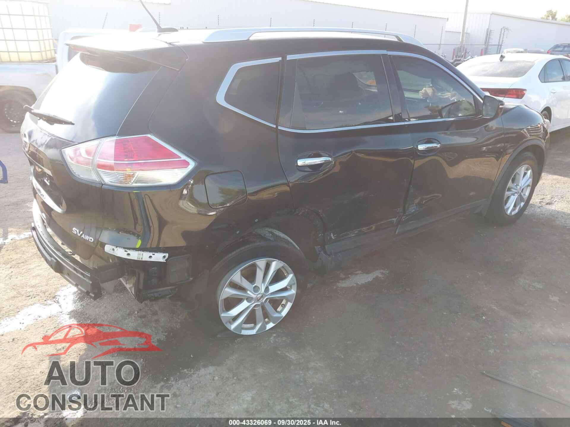 NISSAN ROGUE 2015 - KNMAT2MV6FP544418