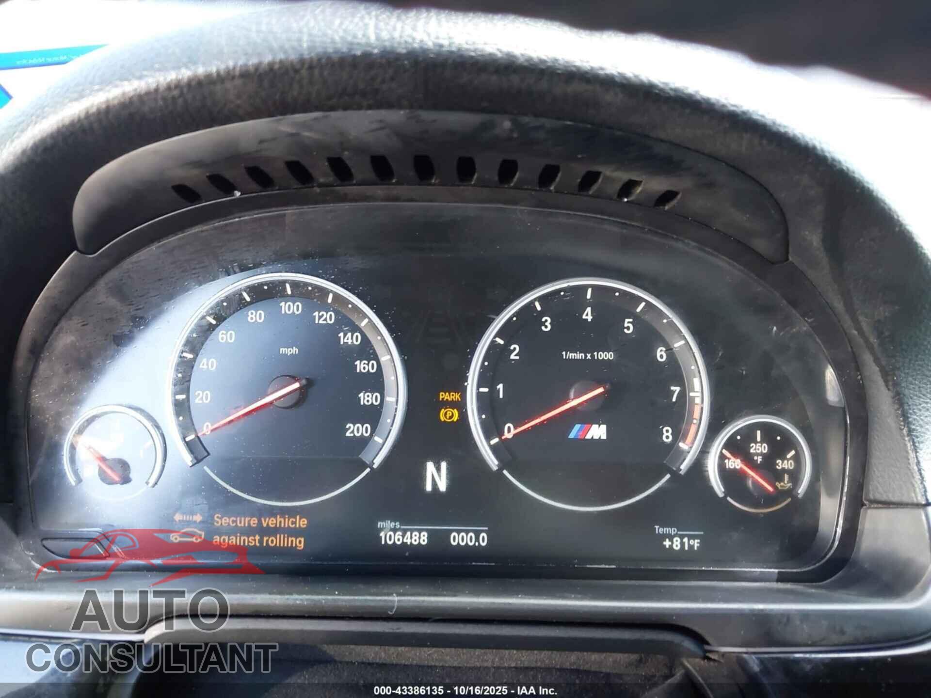 BMW M5 2014 - WBSFV9C58ED097478