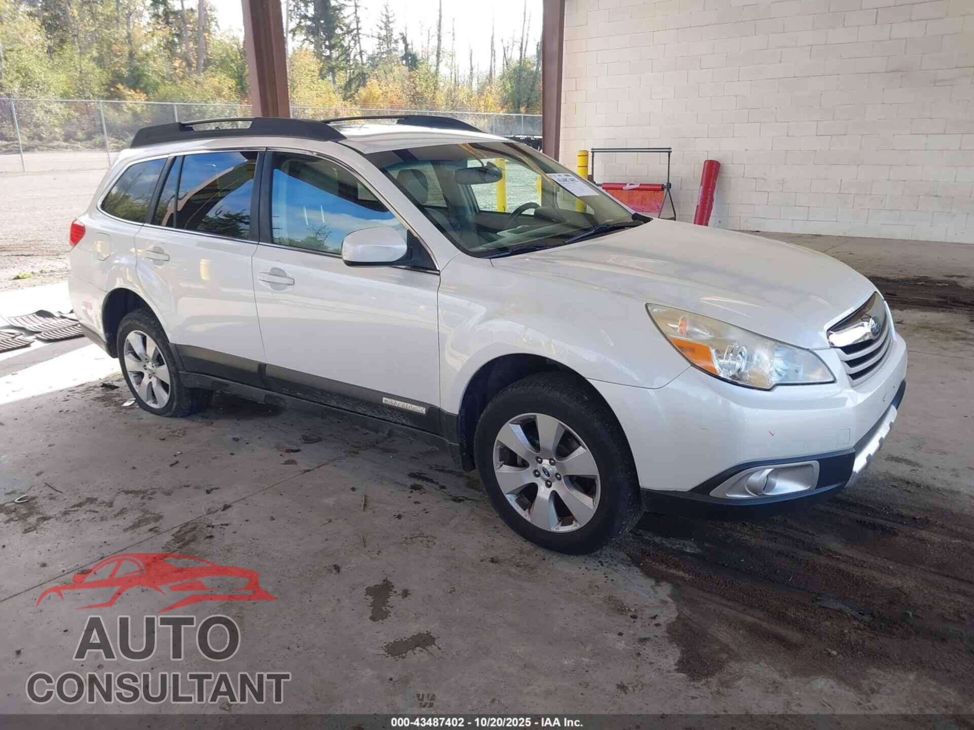 SUBARU OUTBACK 2012 - 4S4BRBKC4C3282353