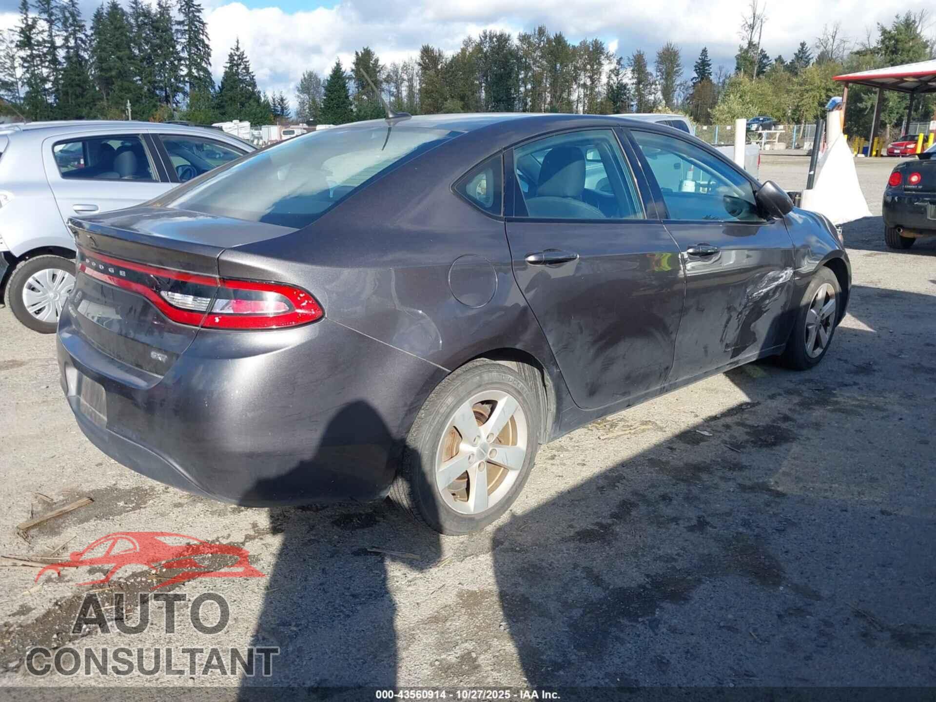 DODGE DART 2015 - 1C3CDFBB9FD306848