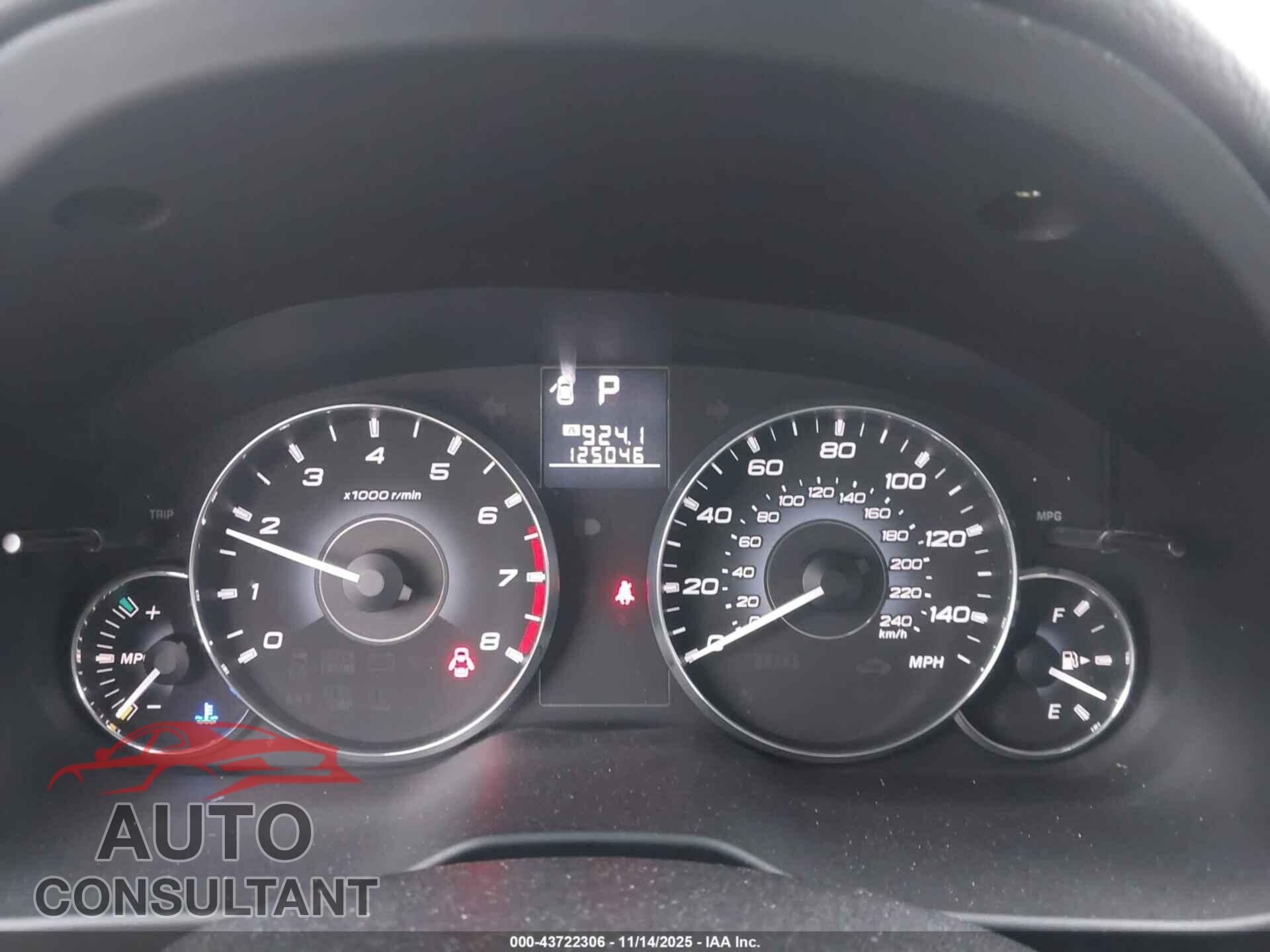 SUBARU OUTBACK 2011 - 4S4BRBLC6B3367384