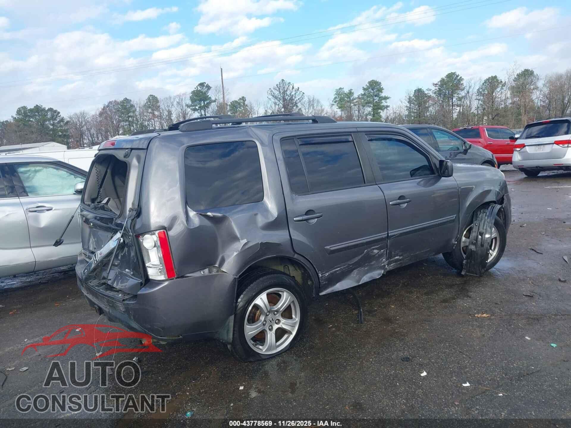 HONDA PILOT 2014 - 5FNYF4H7XEB030867