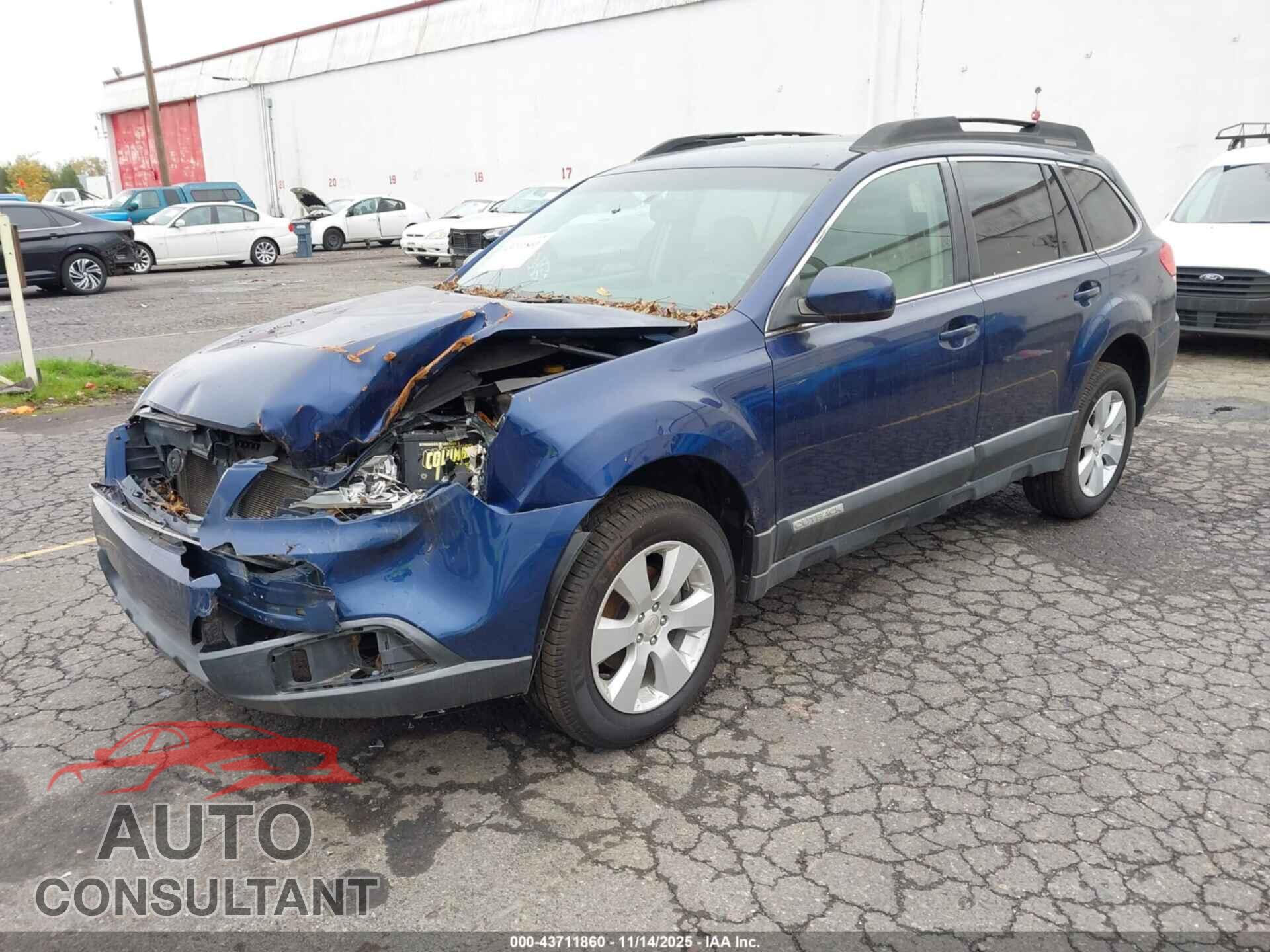 SUBARU OUTBACK 2011 - 4S4BRBCC2B3406696