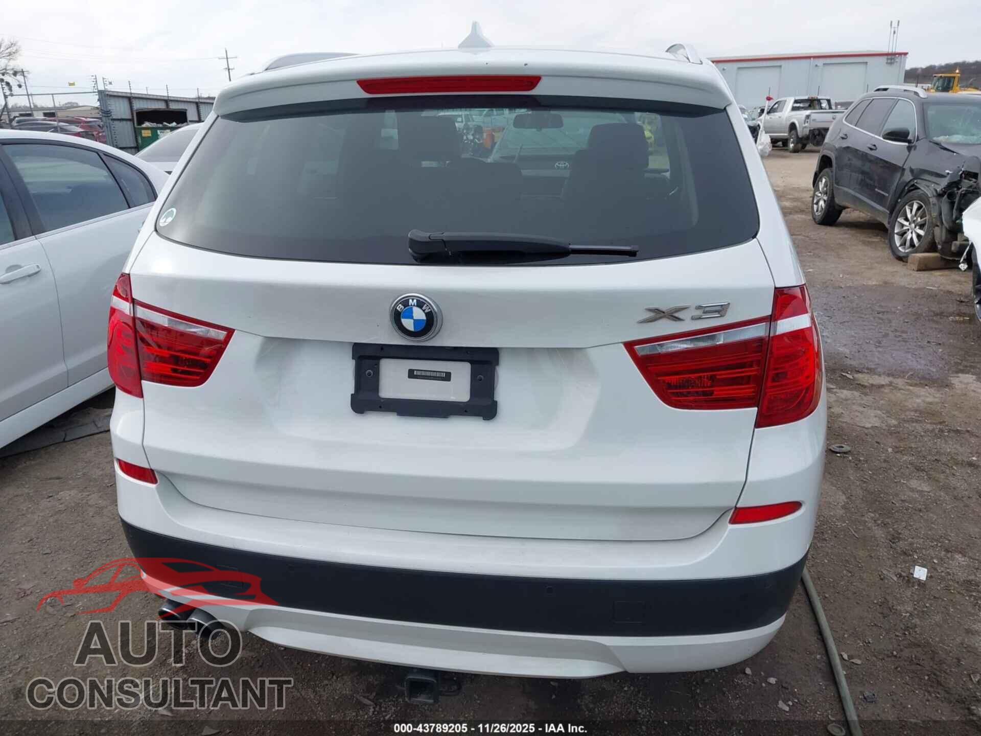 BMW X3 2014 - 5UXWX9C51E0D43703