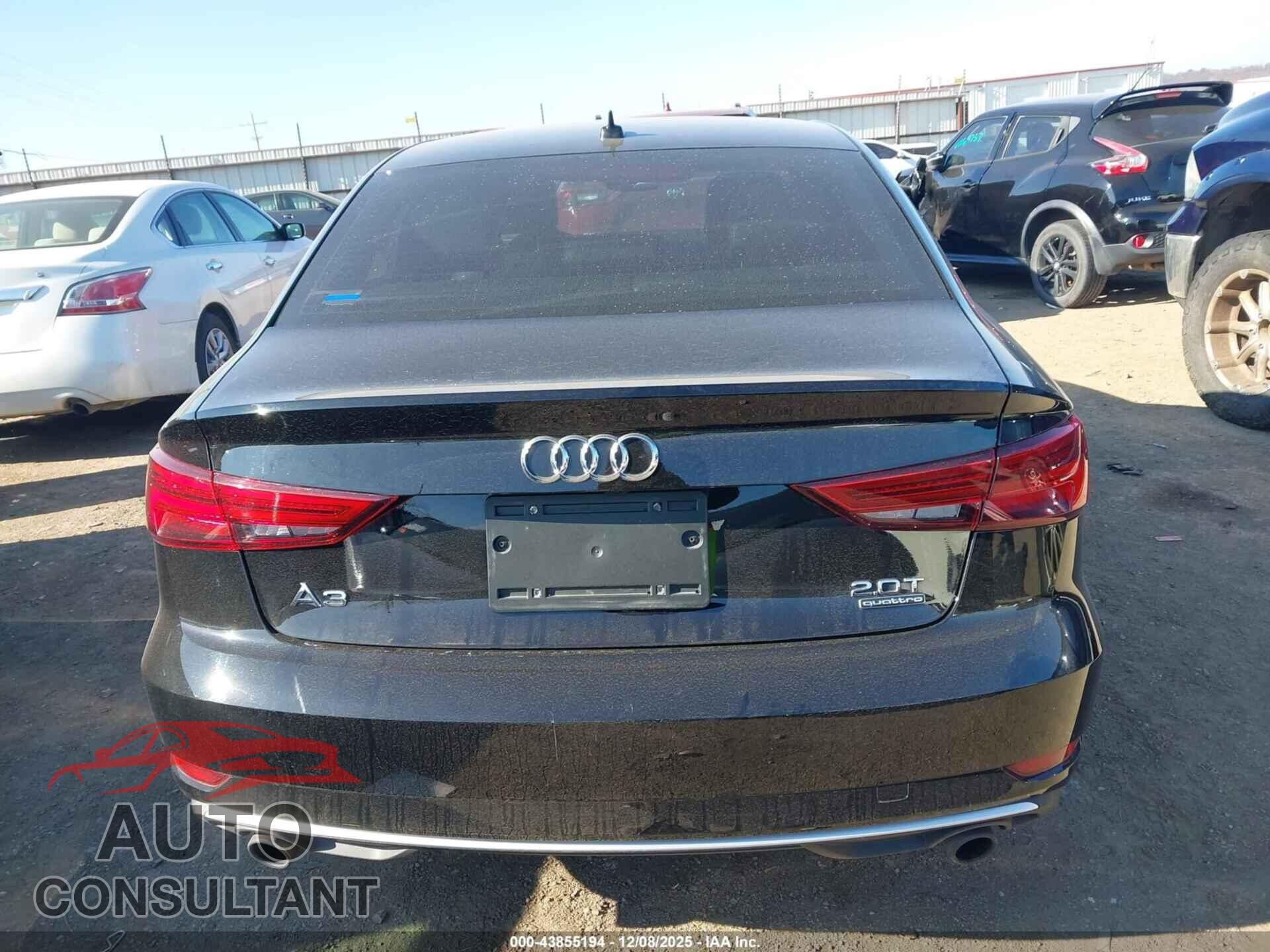 AUDI A3 2017 - WAUB8GFF8H1062657