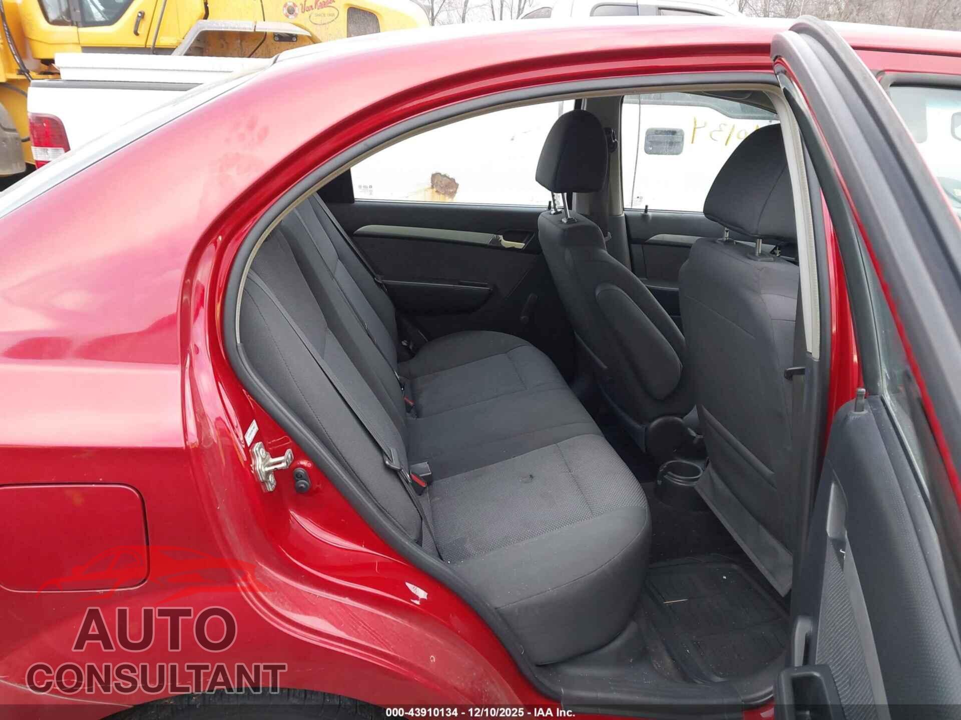 CHEVROLET AVEO 2011 - KL1TD5DE1BB170693