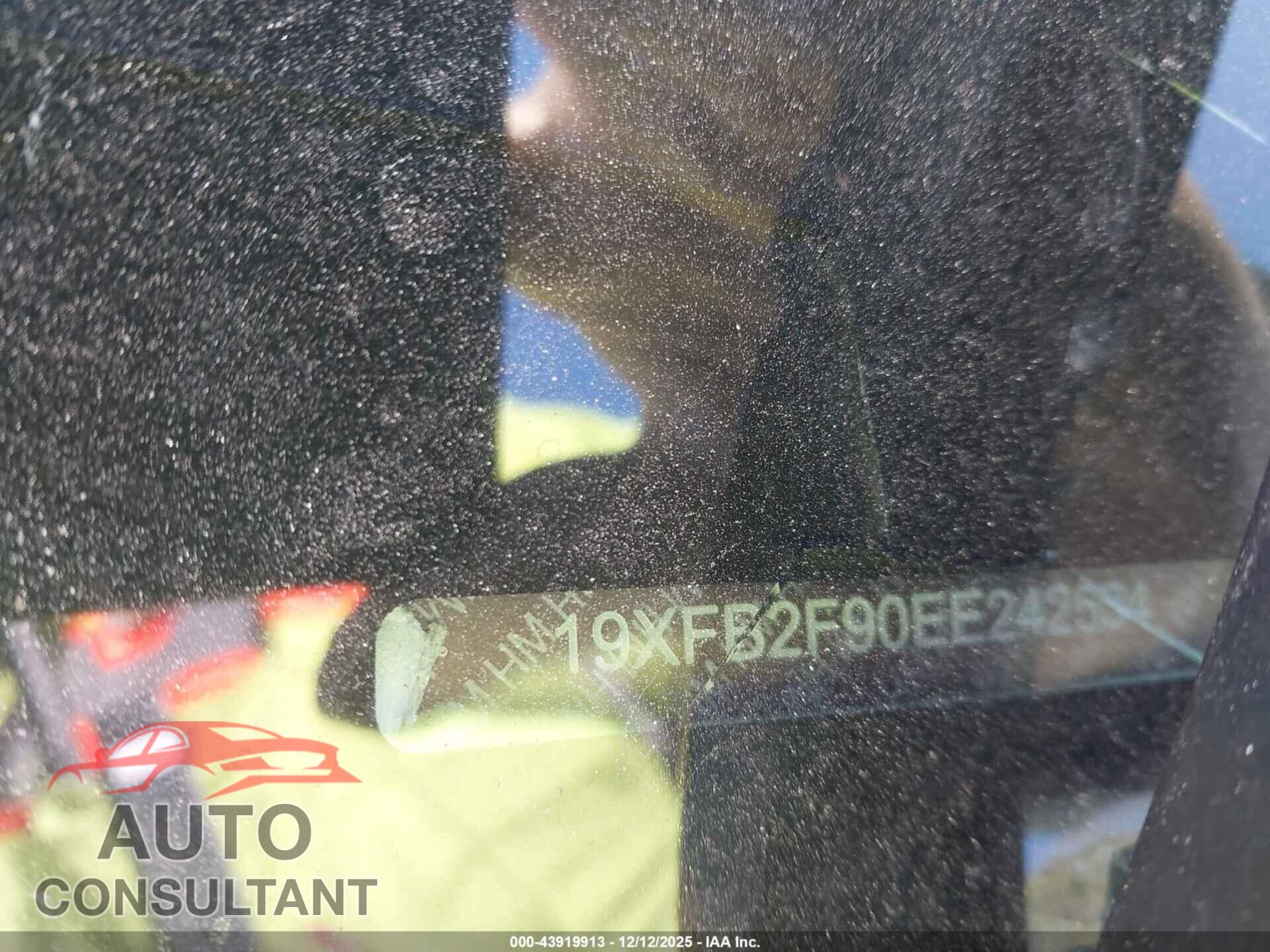 HONDA CIVIC 2014 - 19XFB2F90EE242534