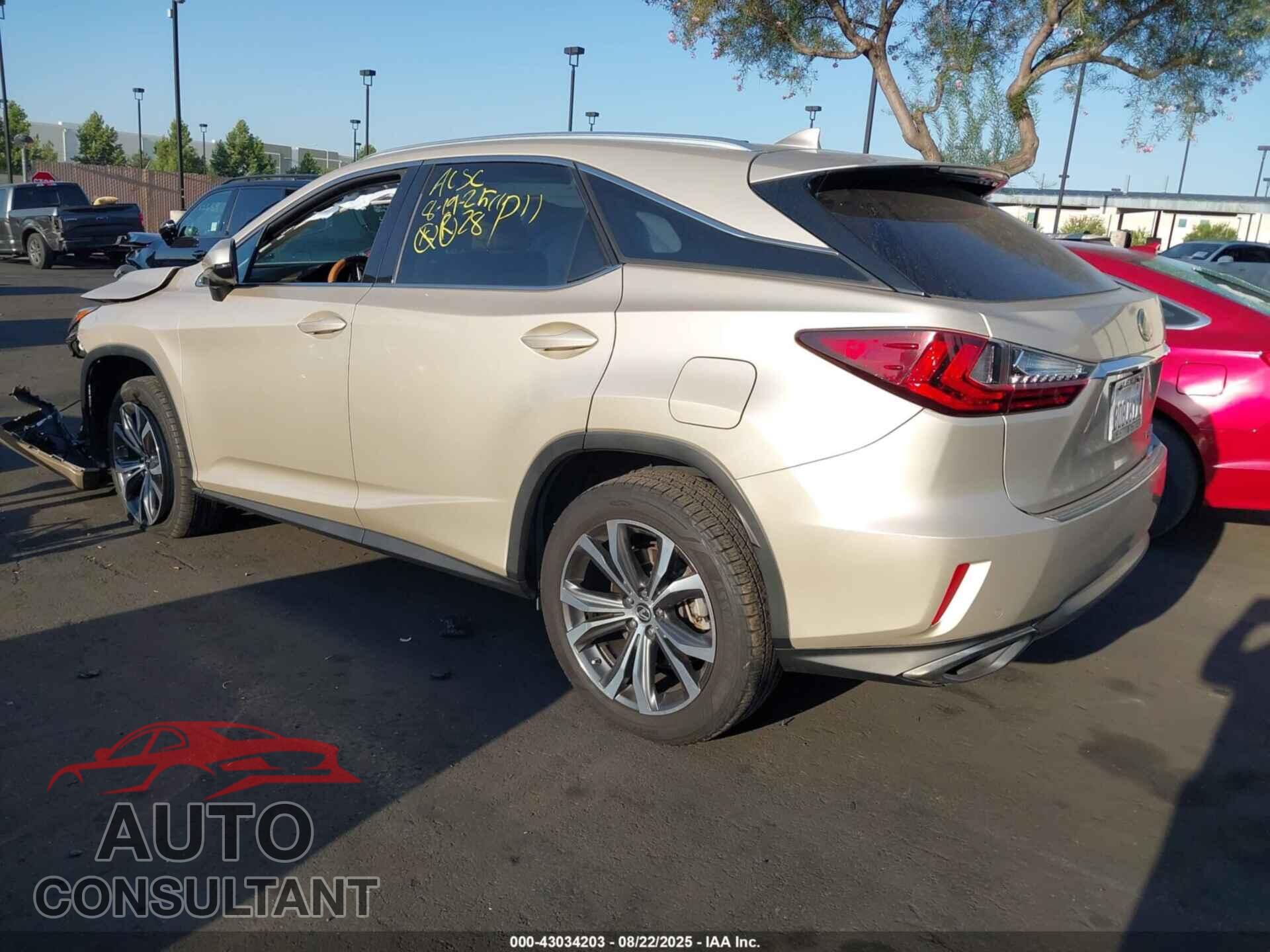 LEXUS RX 350 2018 - 2T2ZZMCA5JC099426