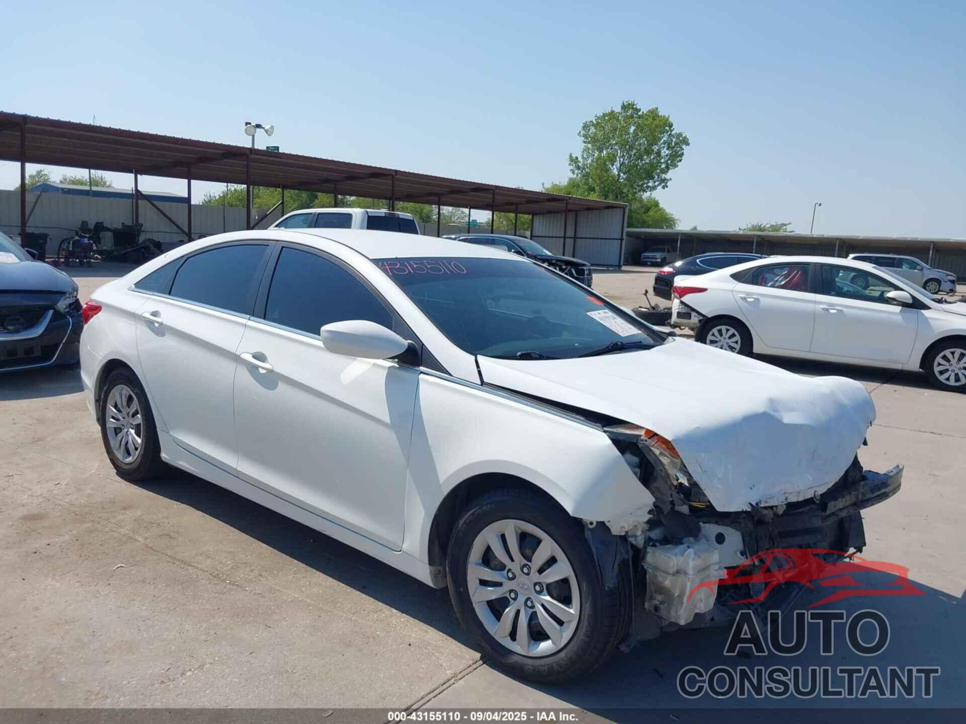 HYUNDAI SONATA 2011 - 5NPEB4AC5BH045604