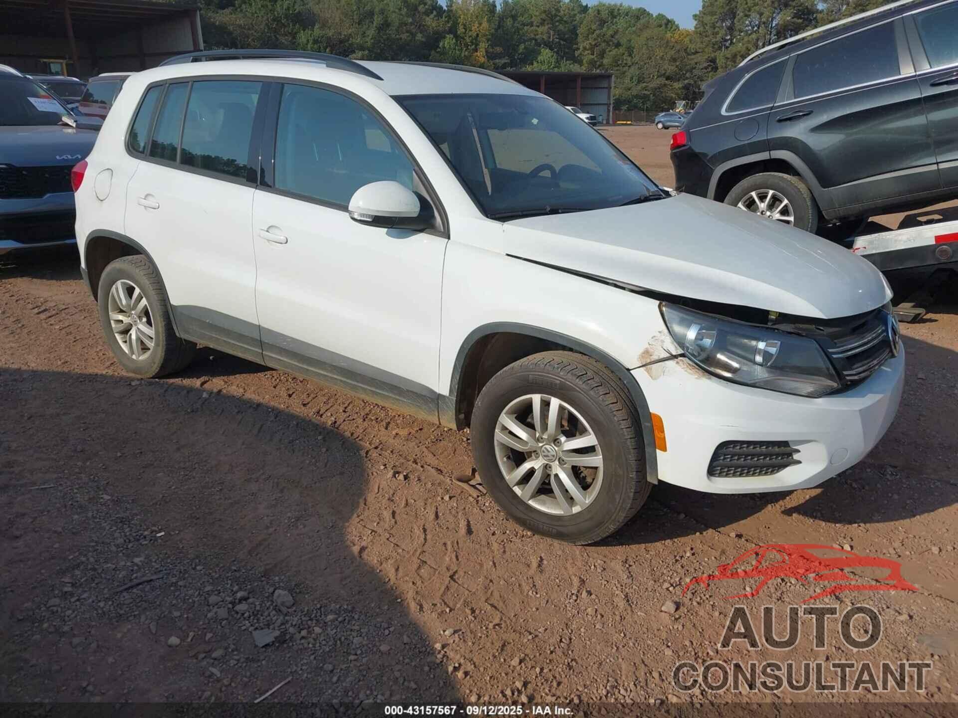 VOLKSWAGEN TIGUAN 2016 - WVGAV7AX7GW601547