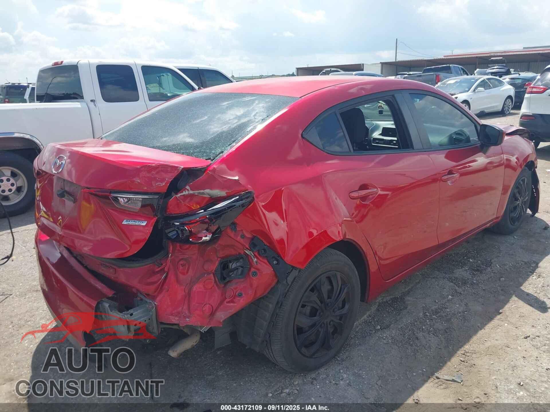 MAZDA MAZDA3 2014 - JM1BM1U77E1131986