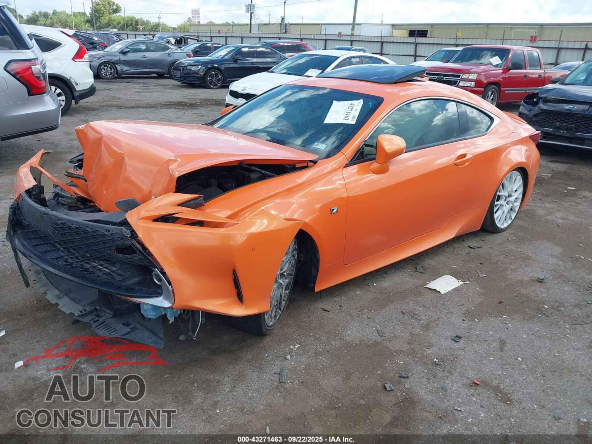 LEXUS RC 350 2015 - JTHHE5BC9F5007189