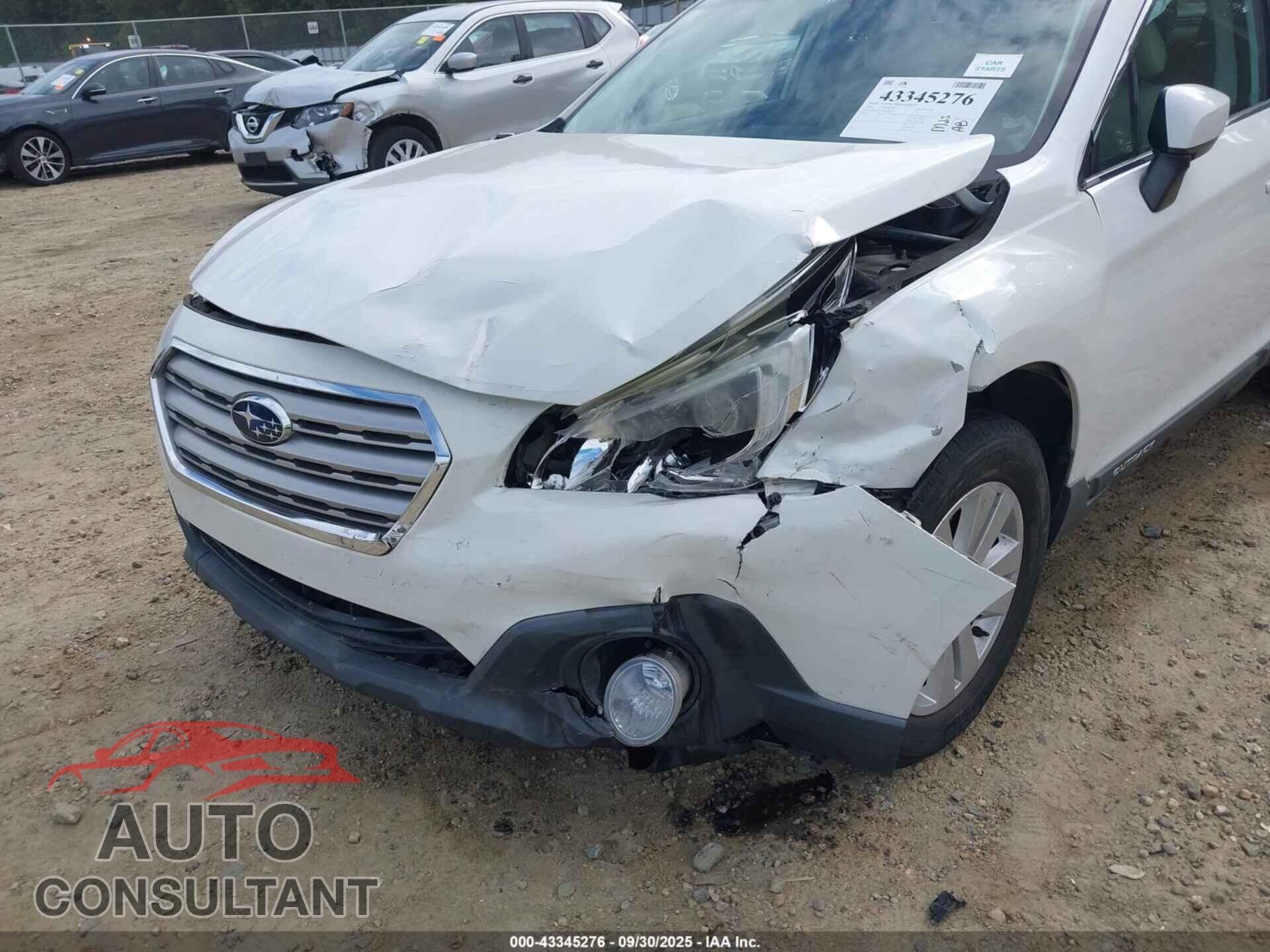 SUBARU OUTBACK 2016 - 4S4BSBCC8G3201623