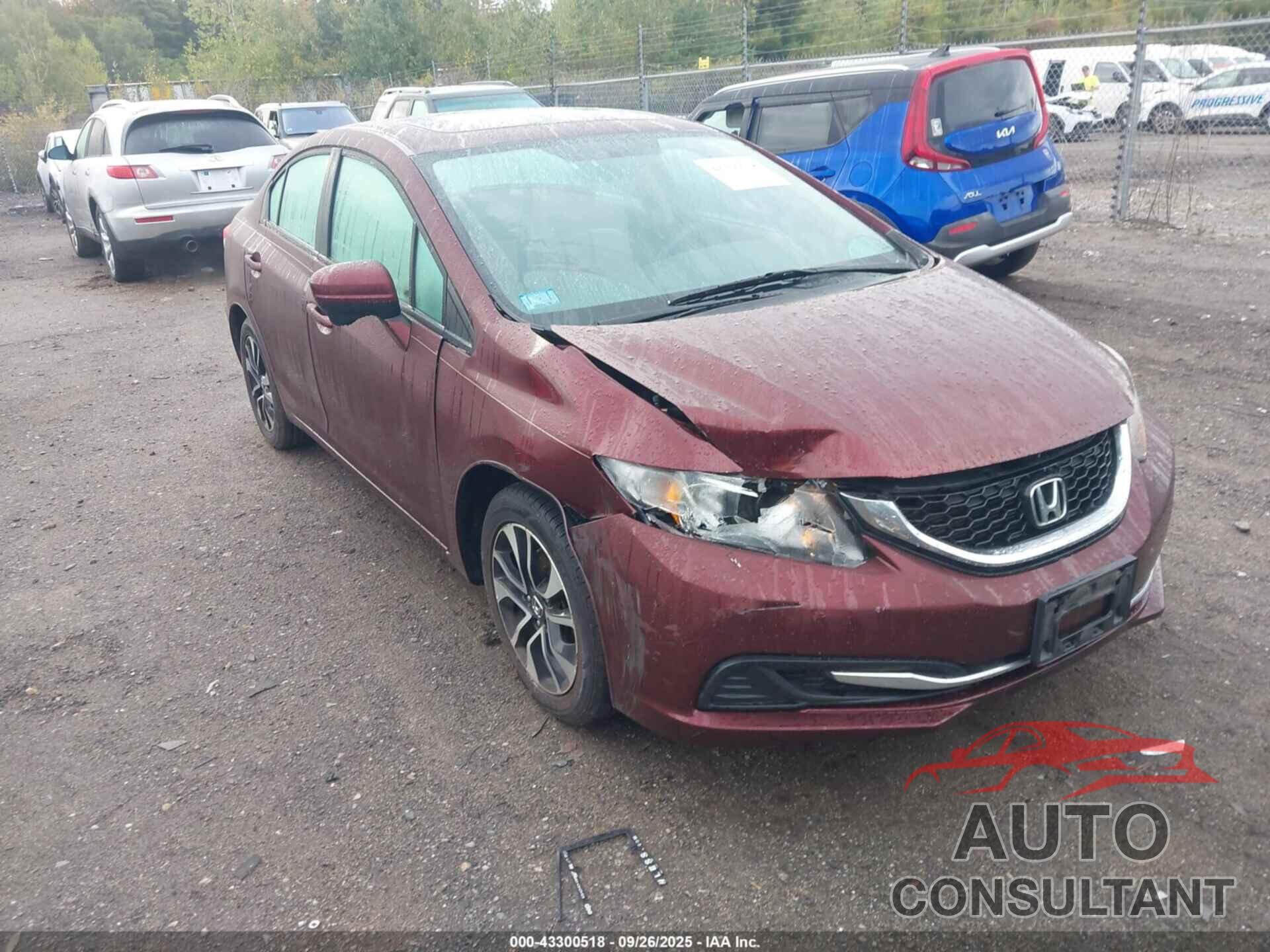 HONDA CIVIC 2015 - 19XFB2F86FE294632