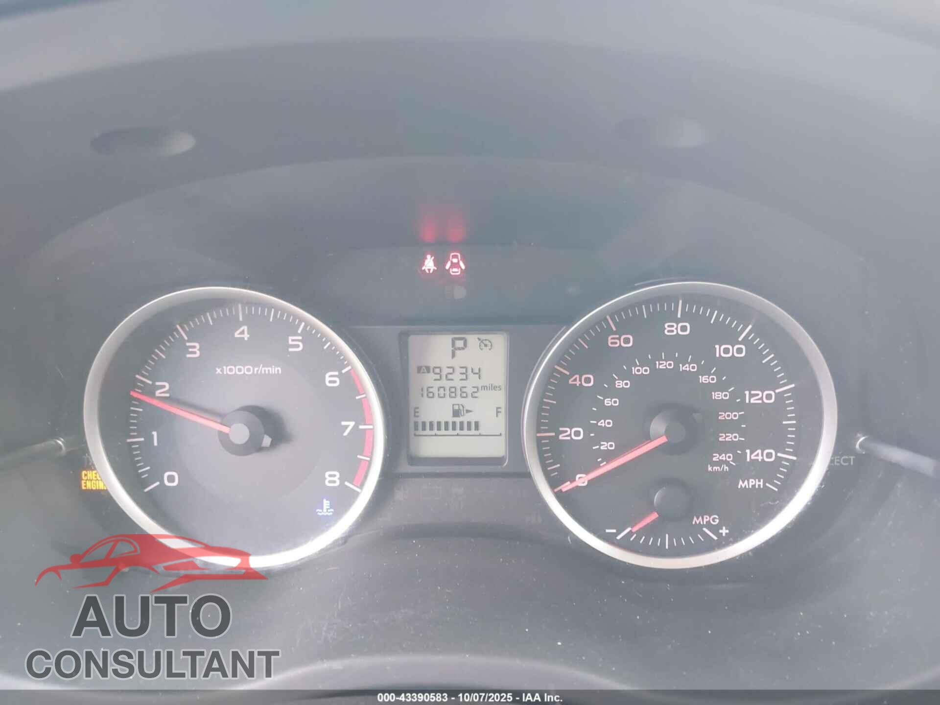 SUBARU FORESTER 2014 - JF2SJAAC1EH467555