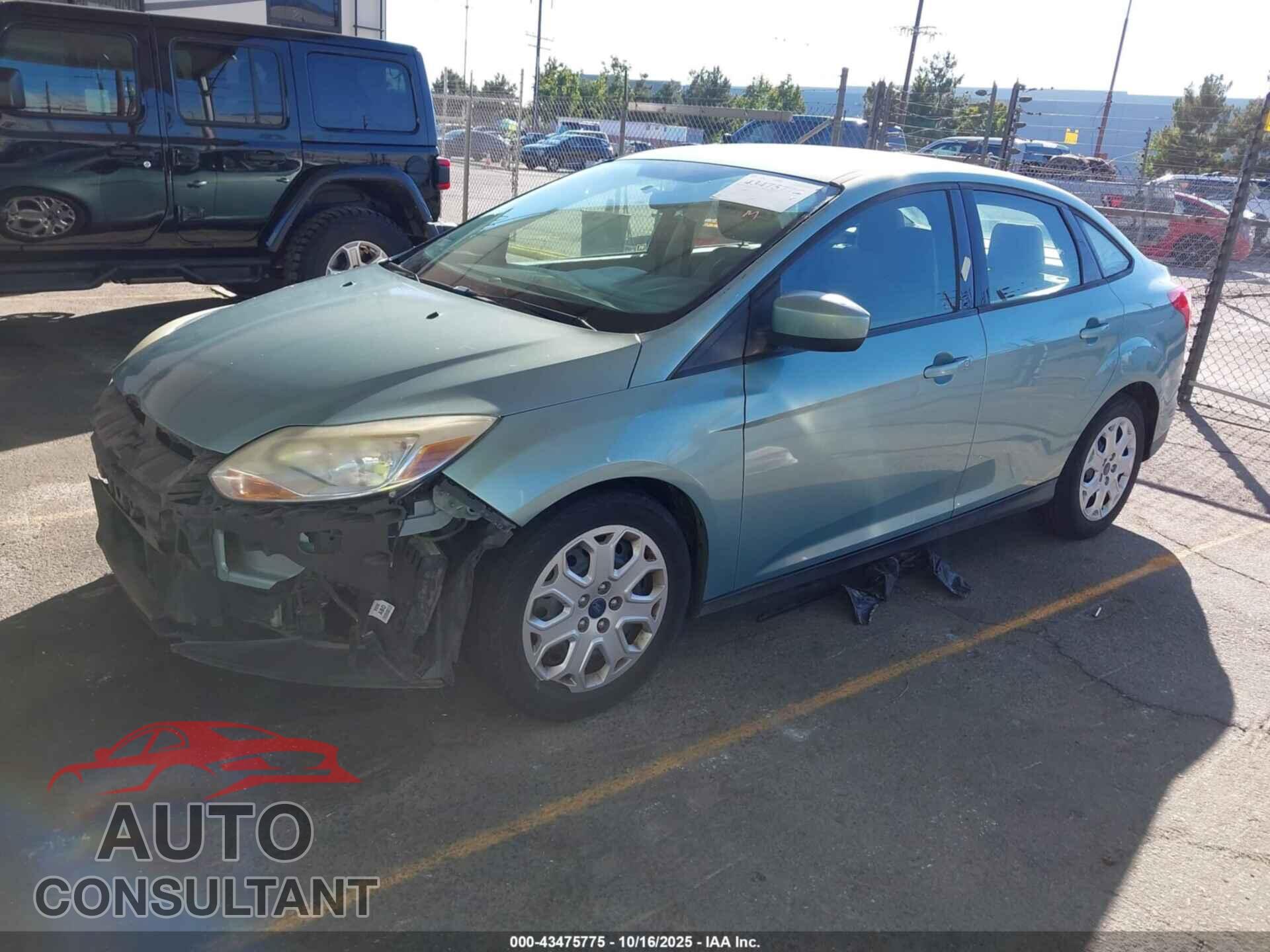 FORD FOCUS 2012 - 1FAHP3F20CL437398