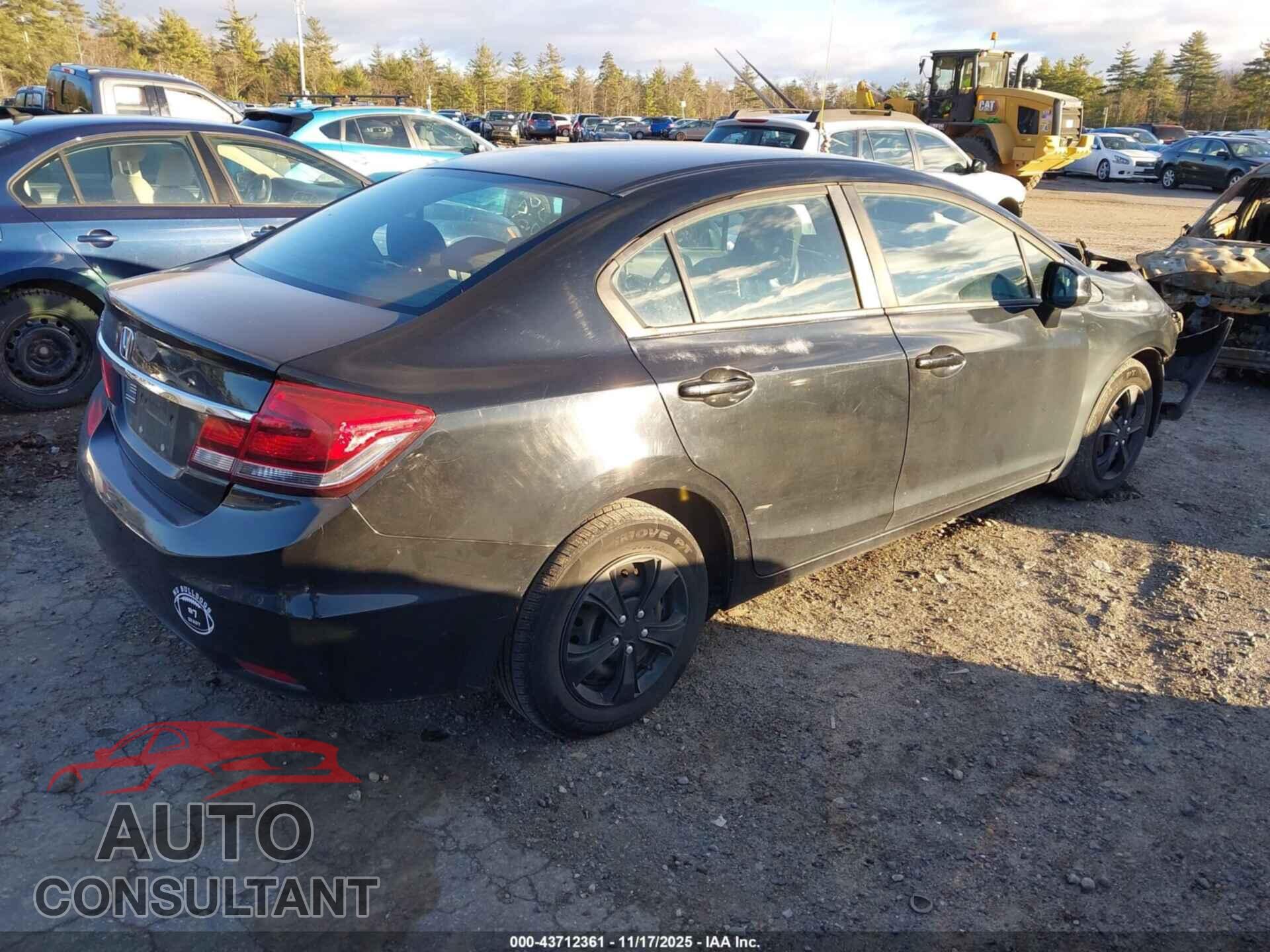 HONDA CIVIC 2013 - 2HGFB2F5XDH527579