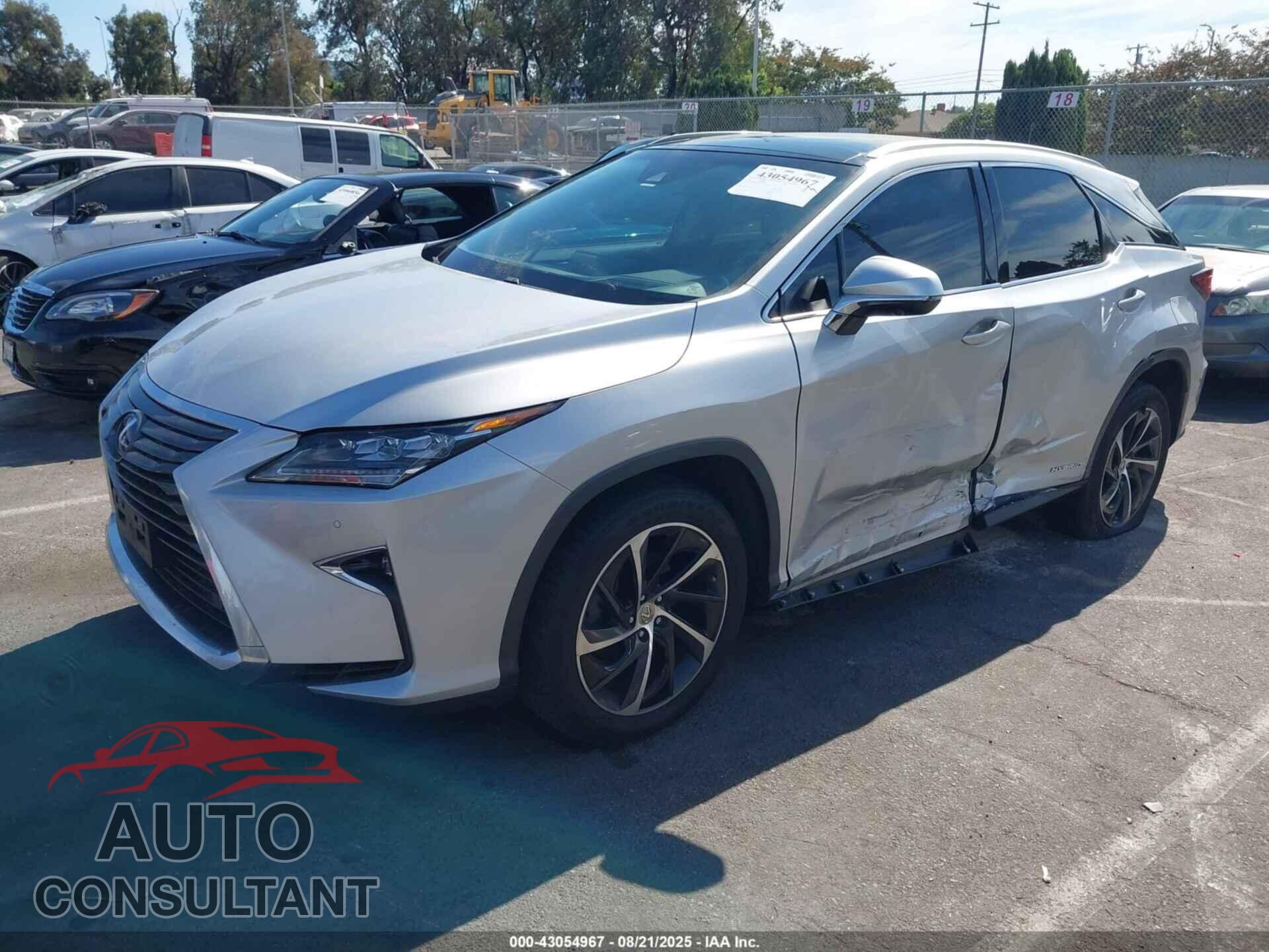 LEXUS RX 450H 2017 - 2T2BGMCA5HC008642