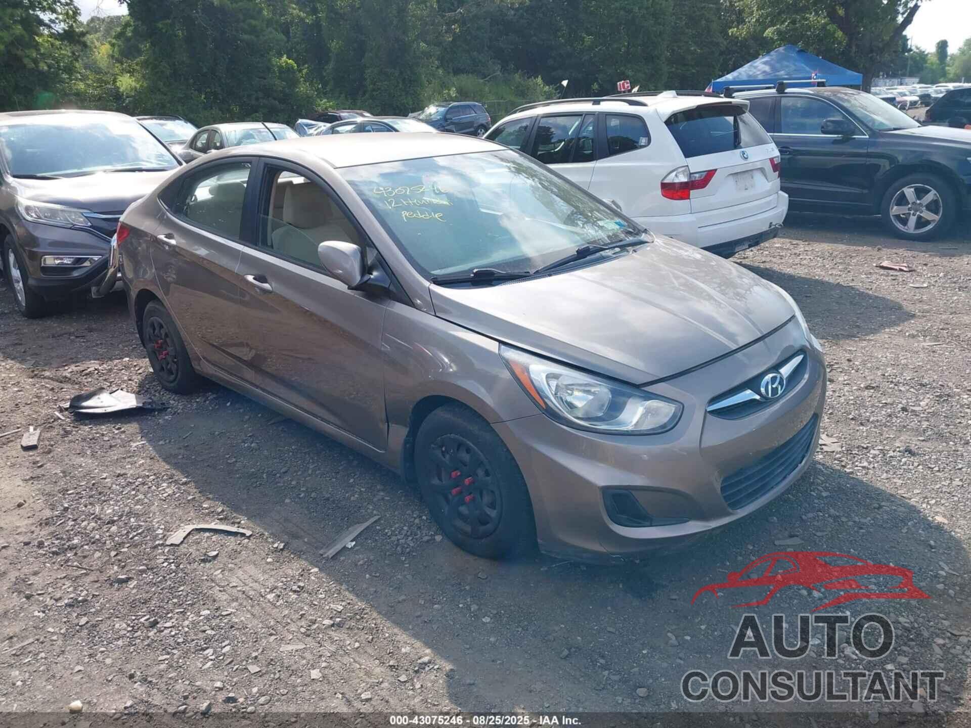 HYUNDAI ACCENT 2012 - KMHCT4AE8CU159248