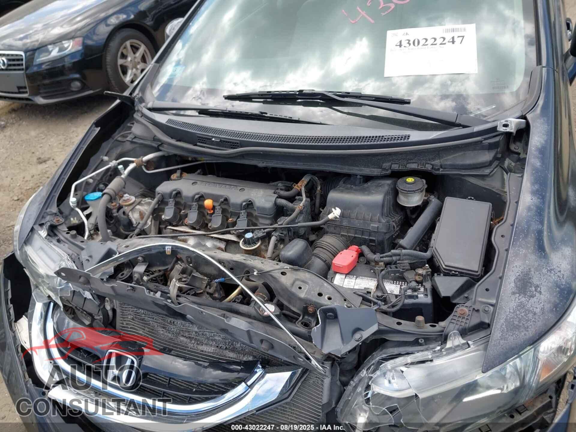 HONDA CIVIC 2013 - 2HGFB2F87DH536914