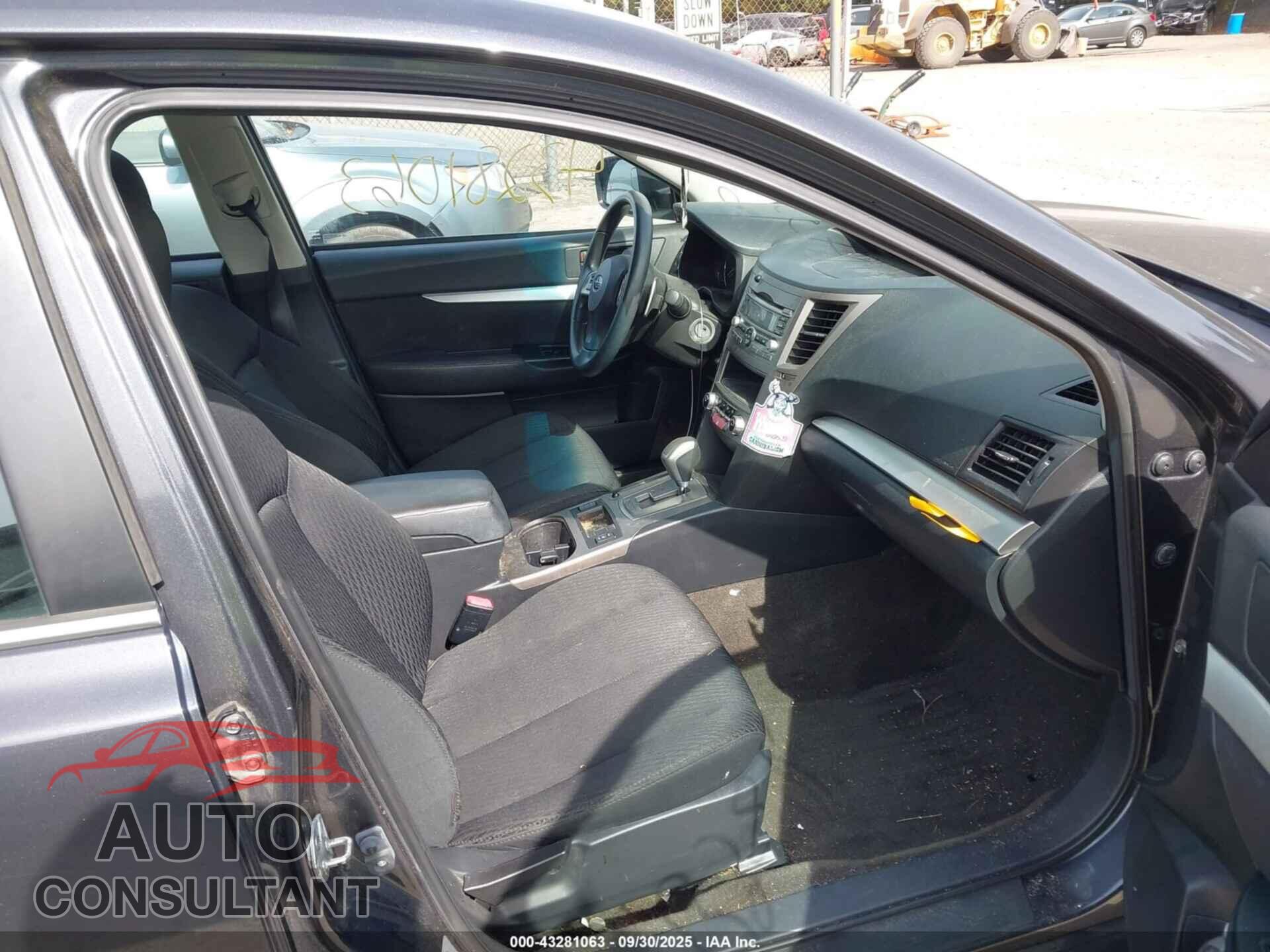 SUBARU OUTBACK 2012 - 4S4BRBAC1C3218059