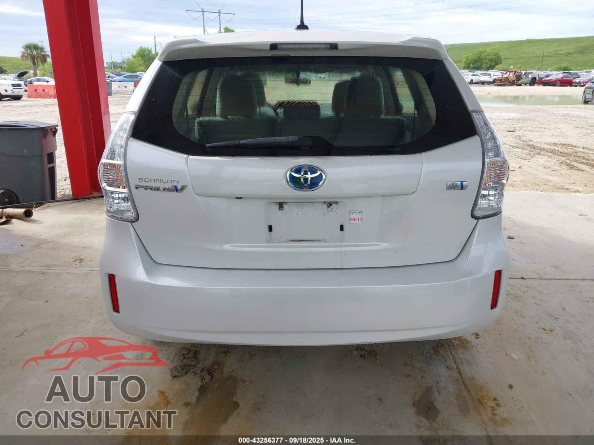 TOYOTA PRIUS V 2012 - JTDZN3EU6C3160991