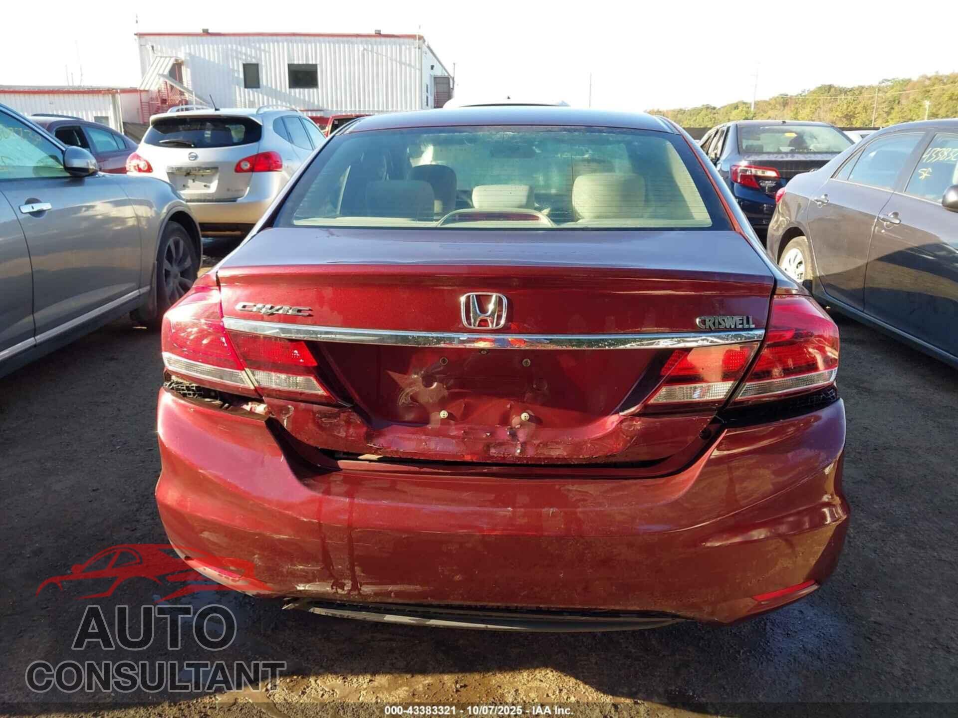 HONDA CIVIC 2014 - 19XFB2F82EE219666