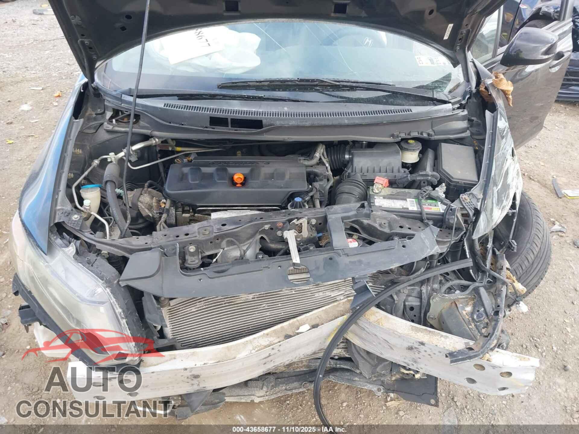 HONDA CIVIC 2012 - 19XFB2F8XCE365102