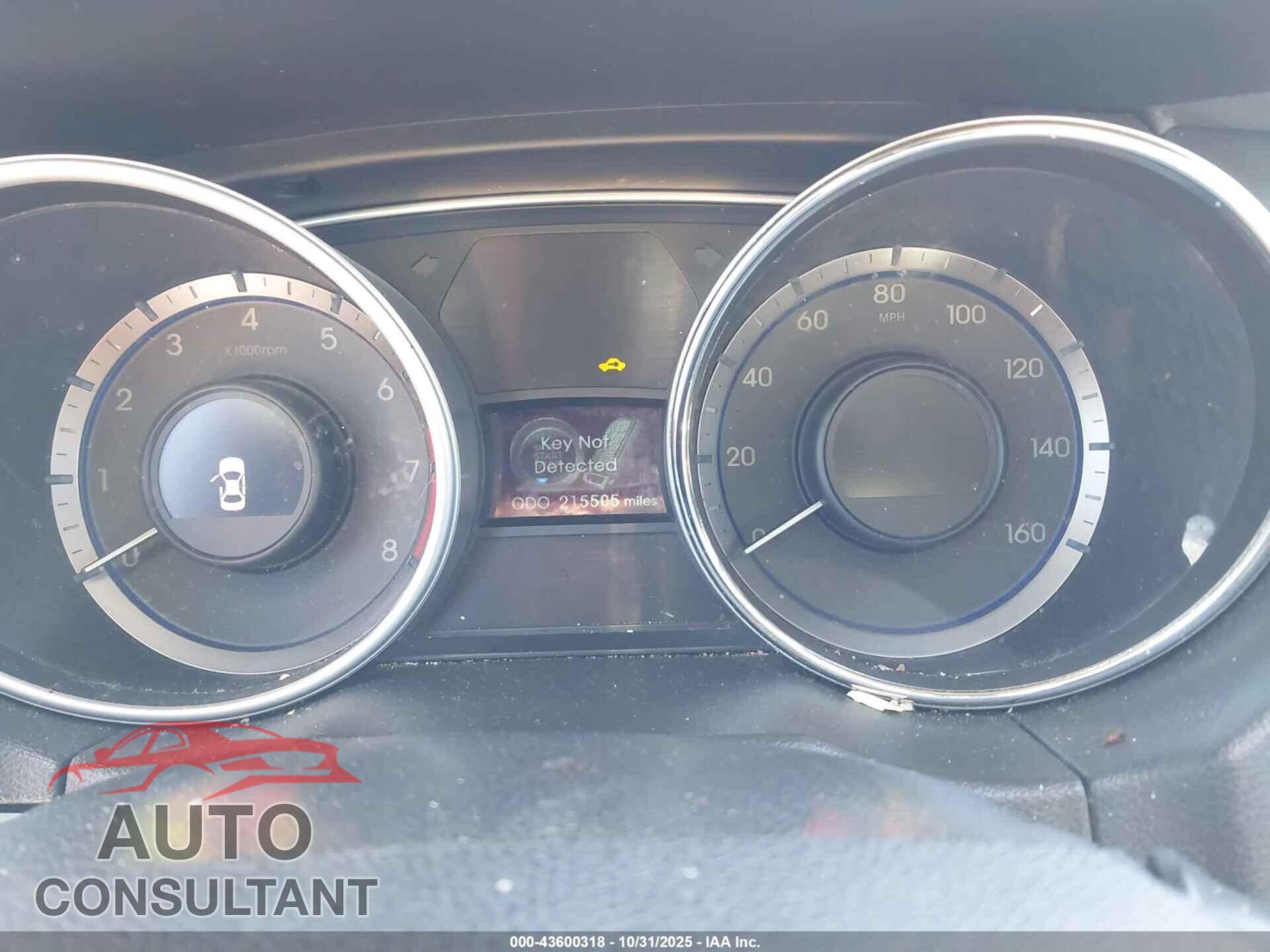 HYUNDAI SONATA 2011 - 5NPEC4AC4BH038415