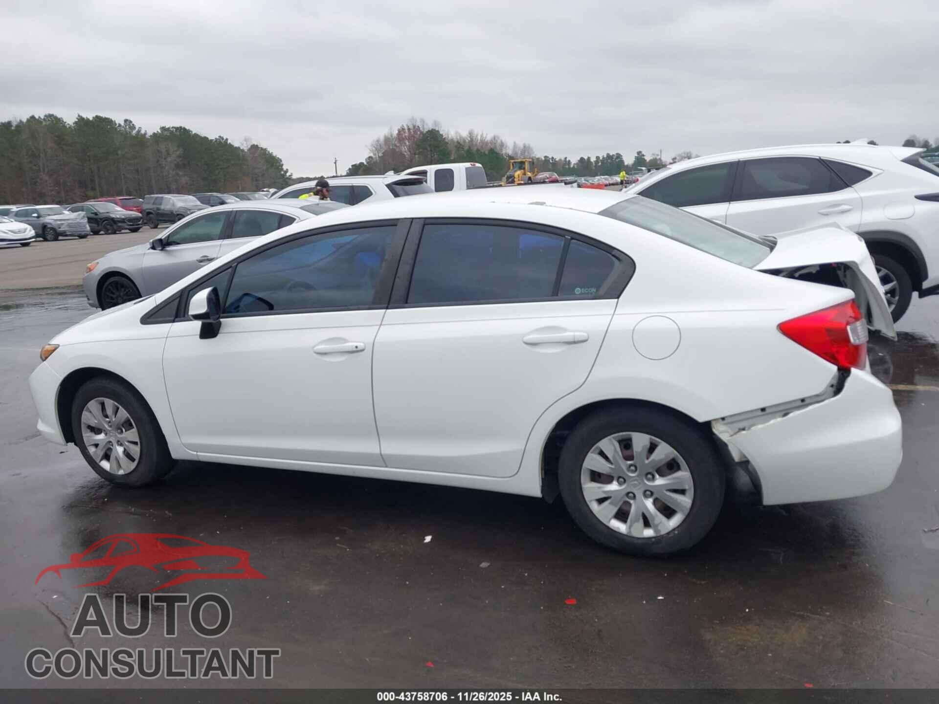 HONDA CIVIC 2012 - 19XFB2F58CE090643