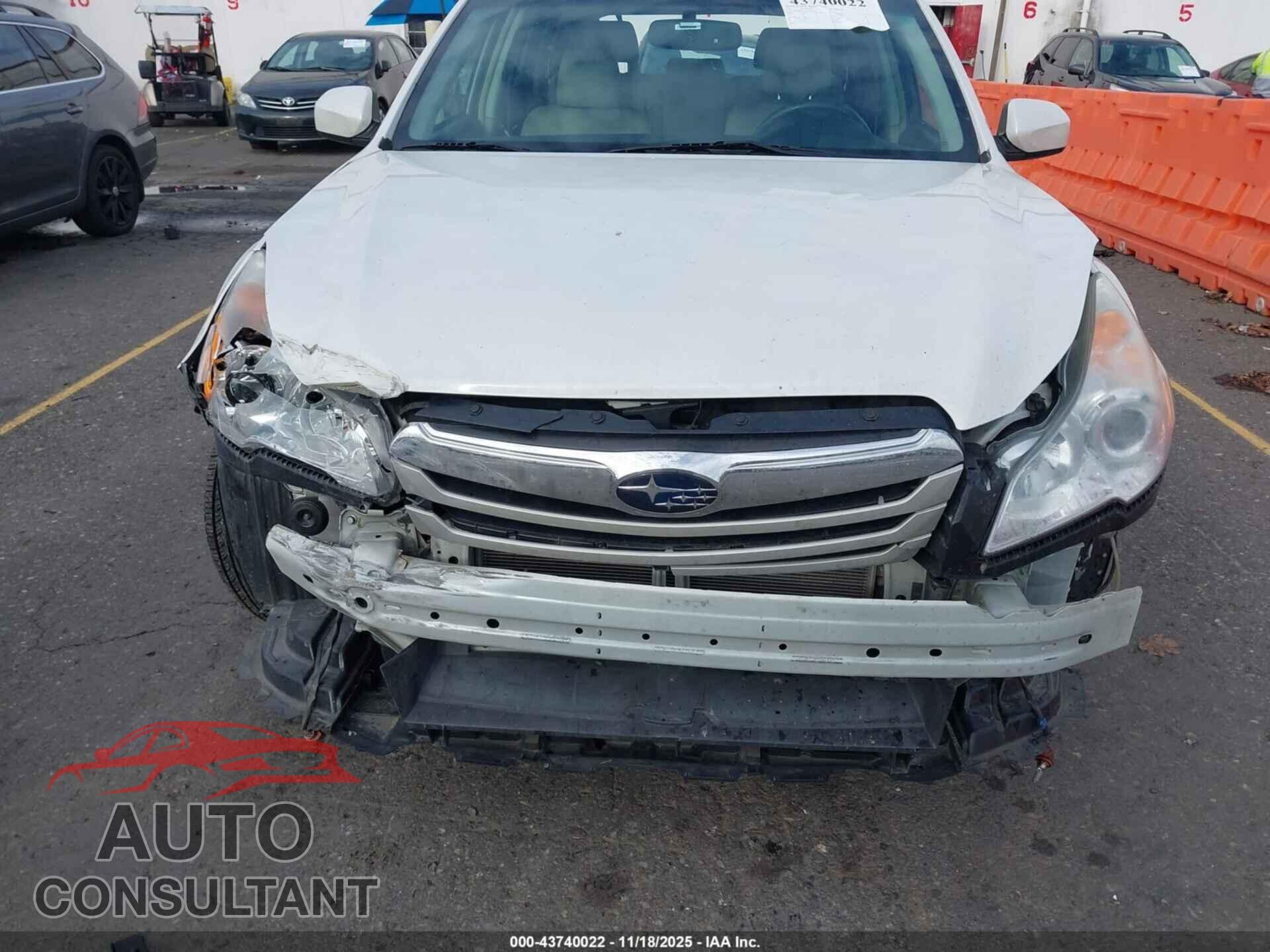 SUBARU OUTBACK 2011 - 4S4BRDLC6B2439654