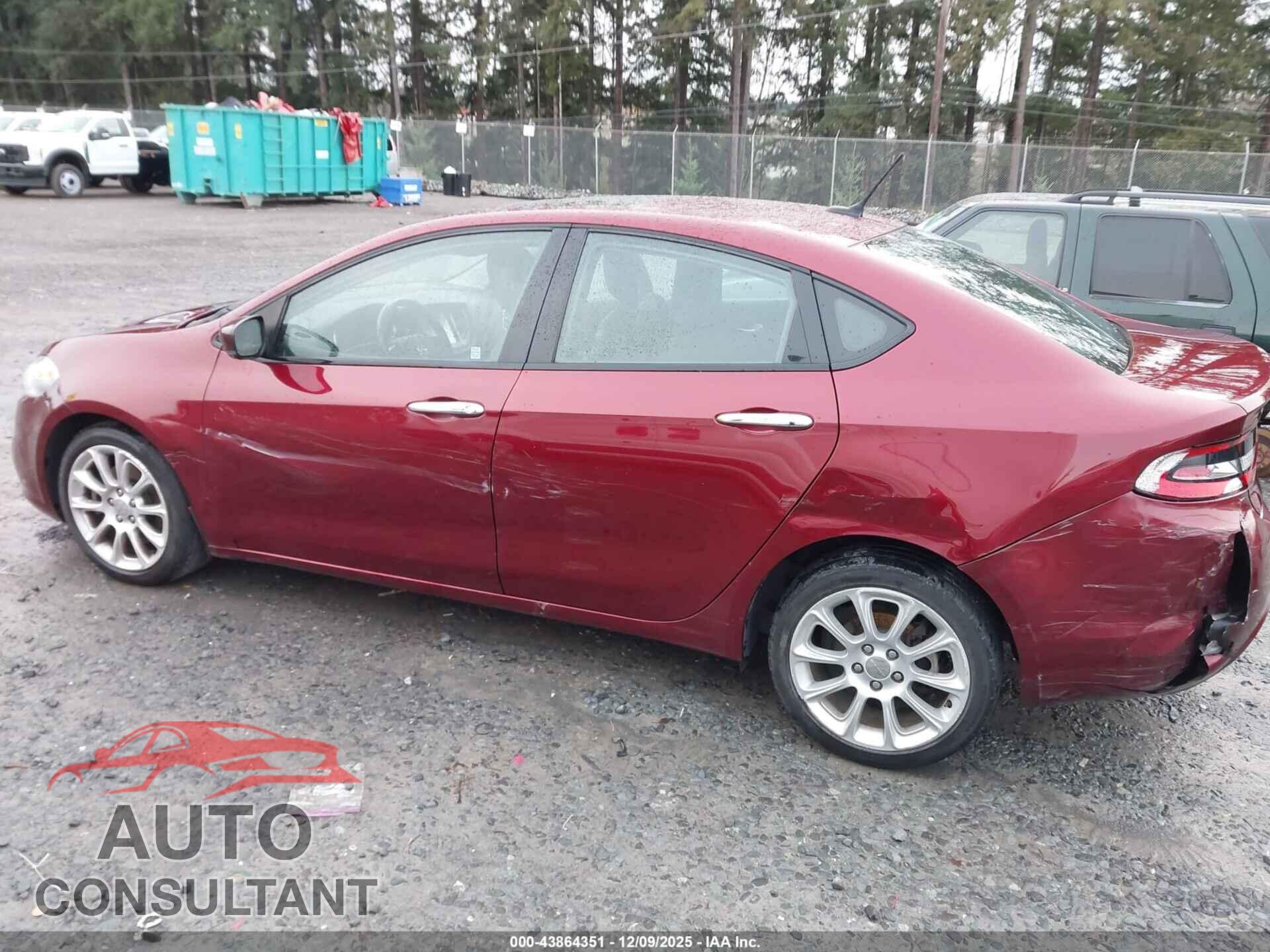 DODGE DART 2015 - 1C3CDFCB0FD242679