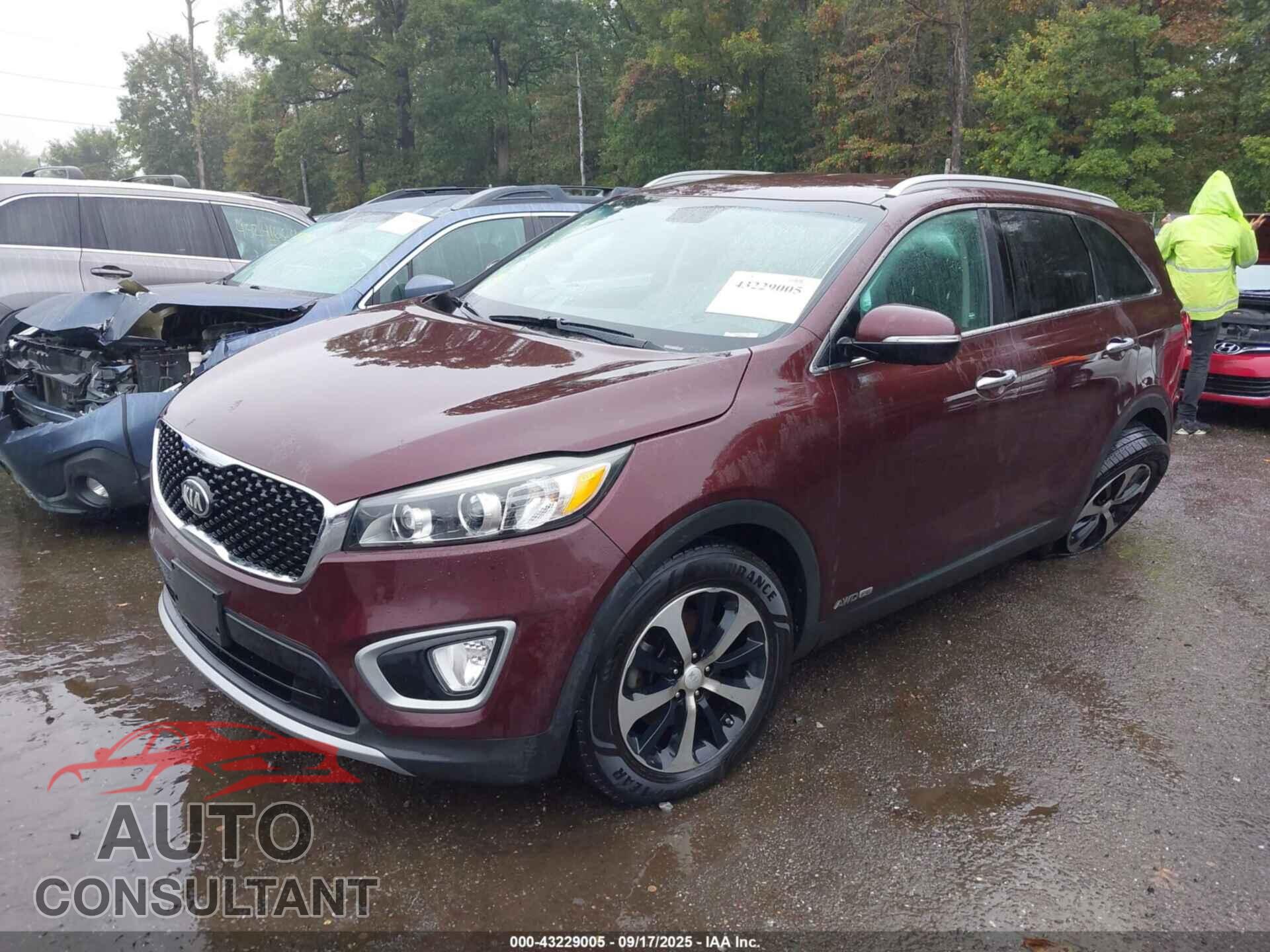 KIA SORENTO 2017 - 5XYPHDA58HG282953