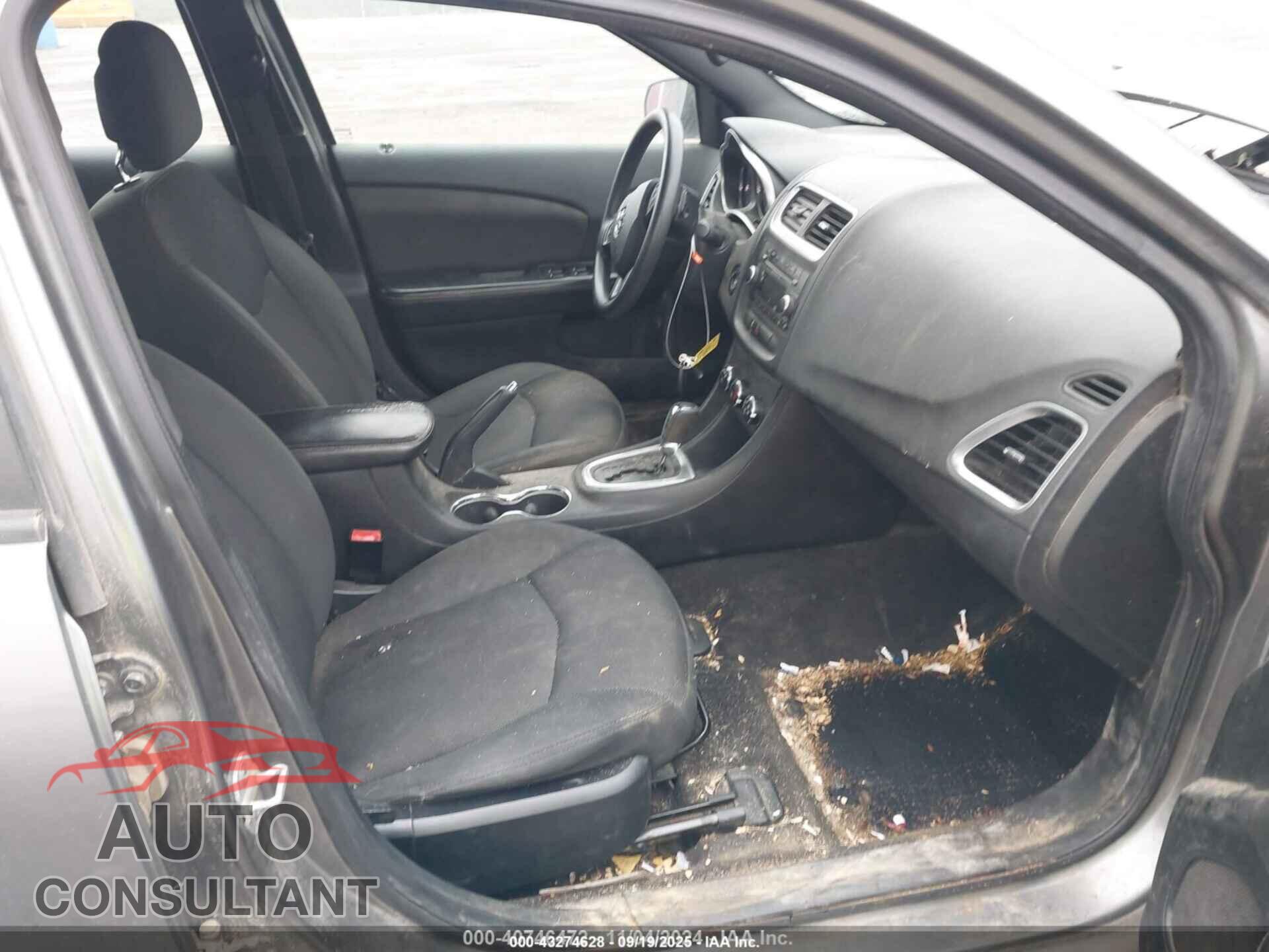 DODGE AVENGER 2012 - 1C3CDZAB0CN310313