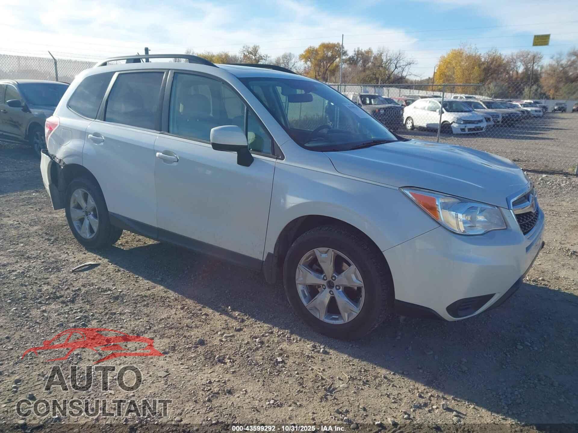 SUBARU FORESTER 2015 - JF2SJADC5FH549253