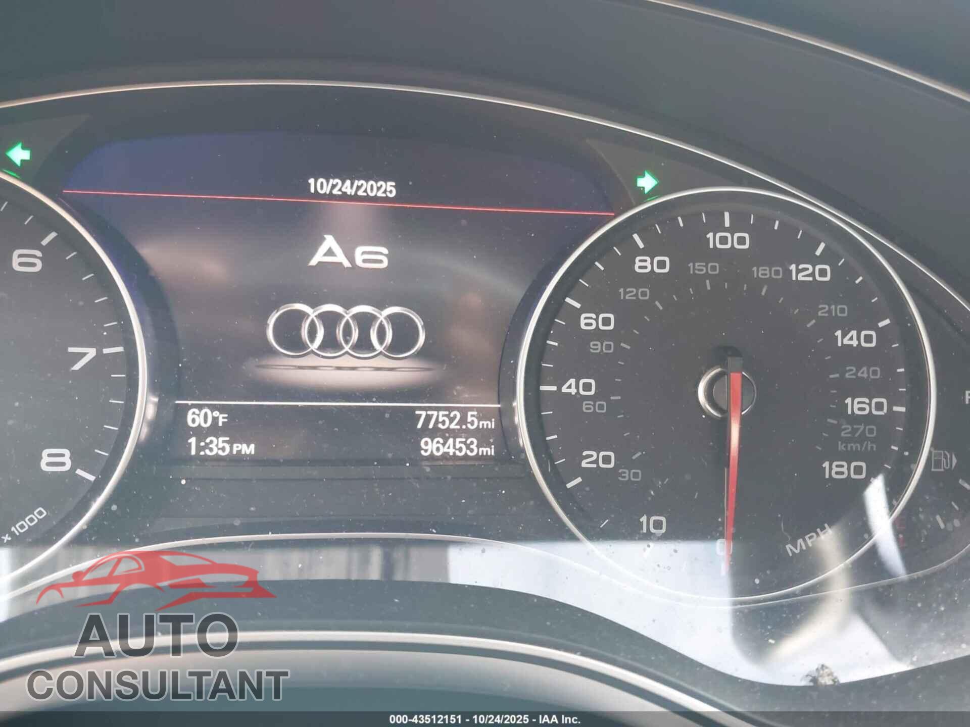 AUDI A6 2017 - WAUG8AFC4HN126047
