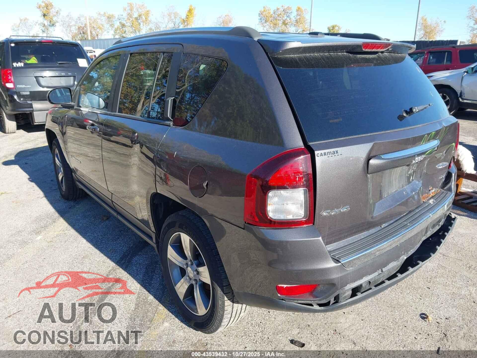 JEEP COMPASS 2017 - 1C4NJDEB2HD167680