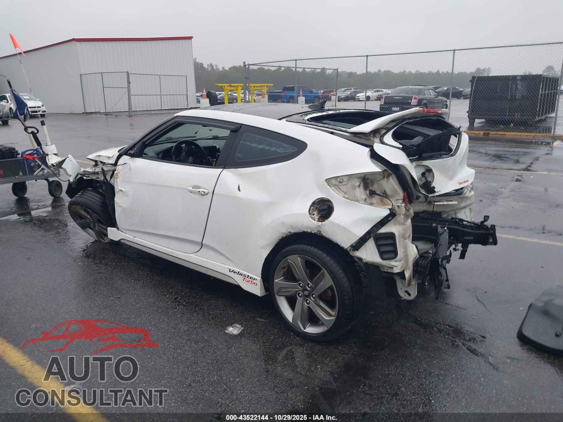 HYUNDAI VELOSTER 2013 - KMHTC6AE5DU176800